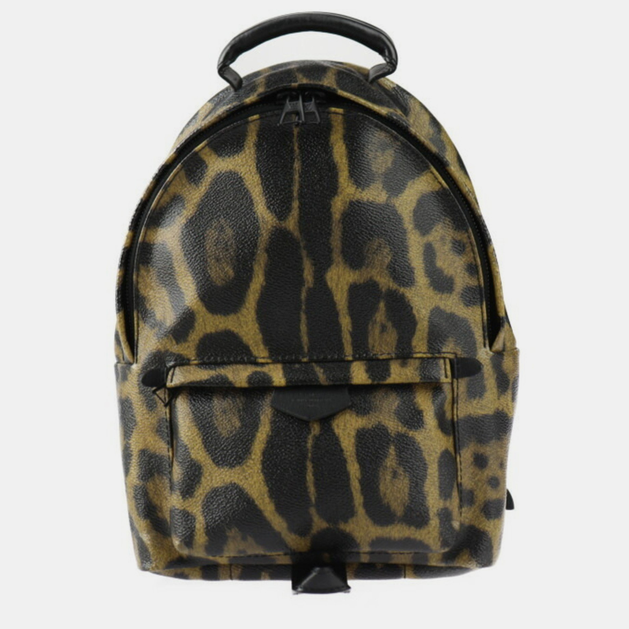 

Louis Vuitton Wild Animal Coated Canvas Palm Springs Backpack PM Bag, Black