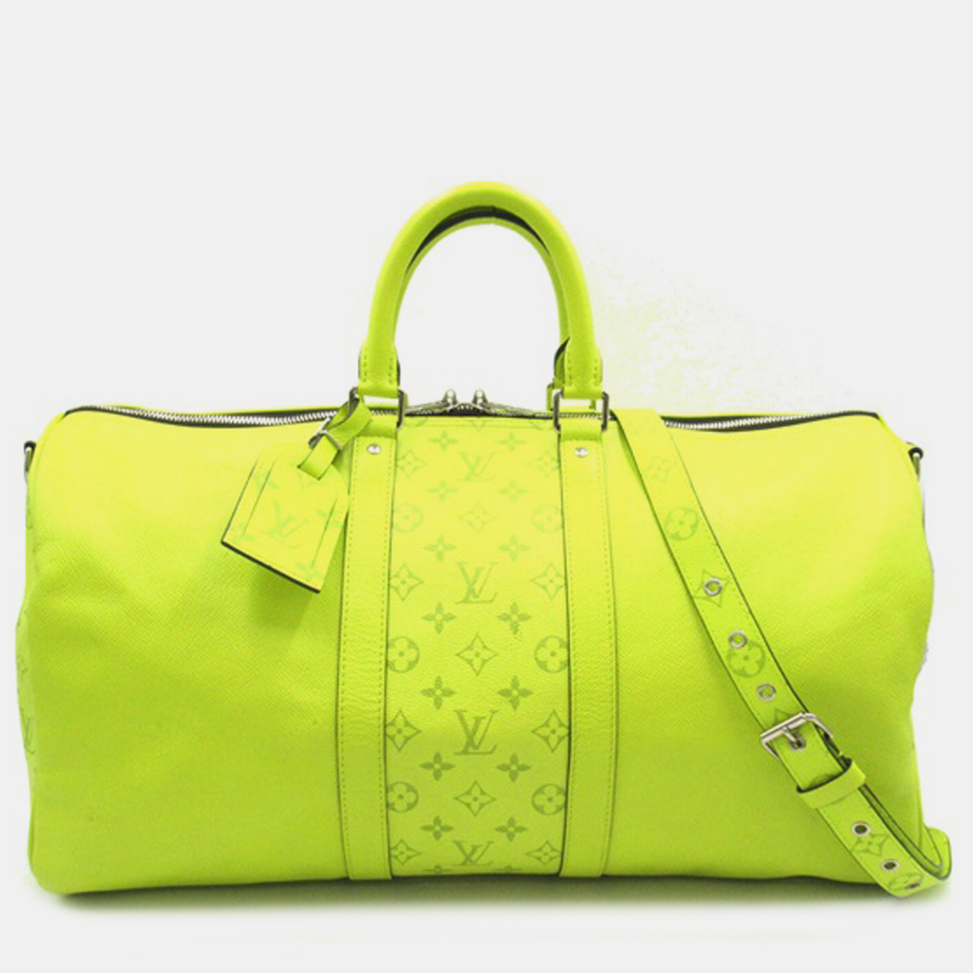 

Louis Vuitton Monogram Taiga Keepall Bandouliere 50 Bag, Yellow