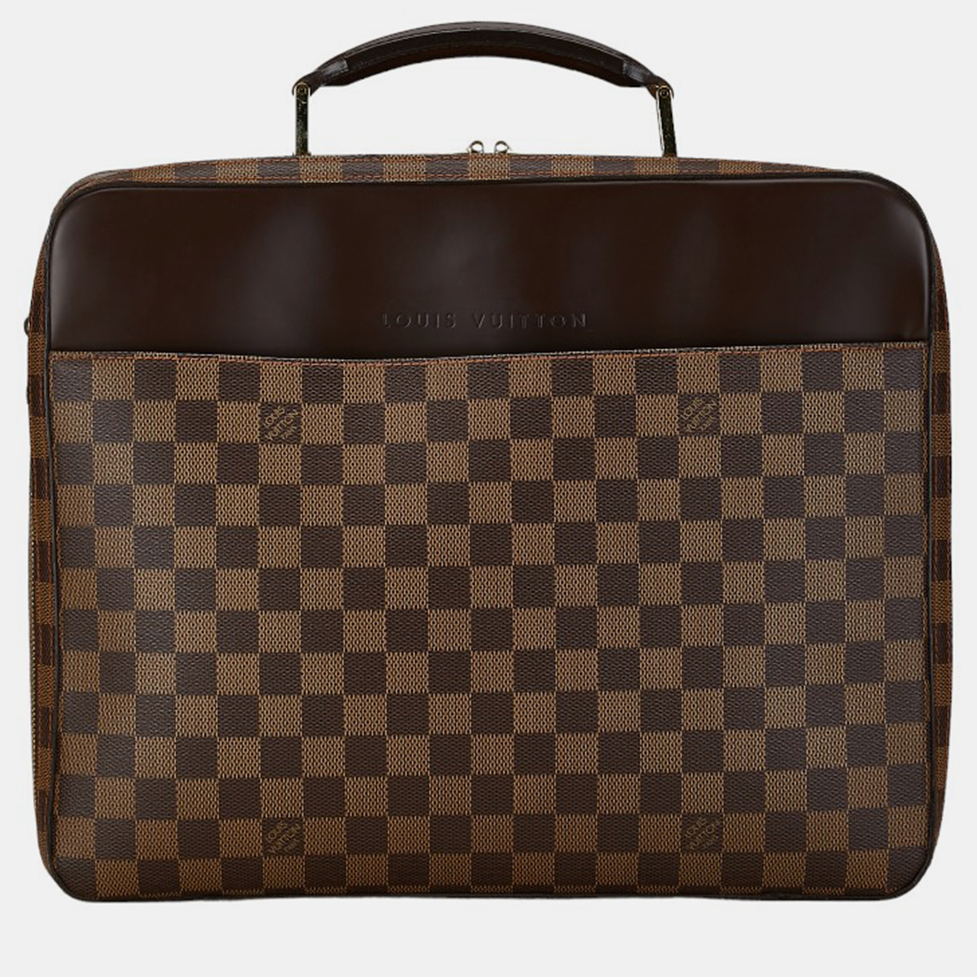 

Louis Vuitton Brown Damier Ebene Canvas Porte-Ordinateur Sabana Briefcase Bag
