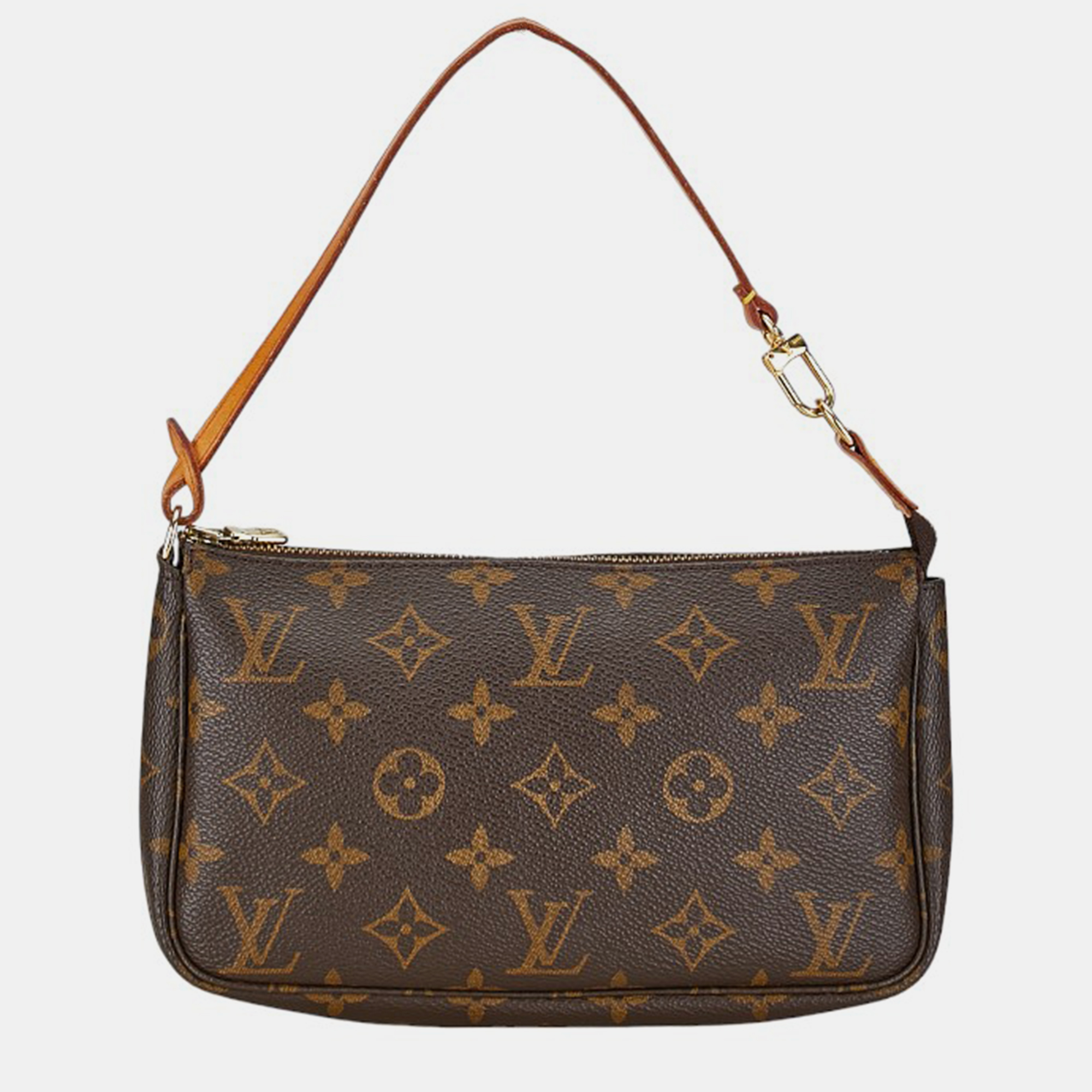 

Louis Vuitton Brown Monogram Canvas Pochette Accessoires Clutch Bag