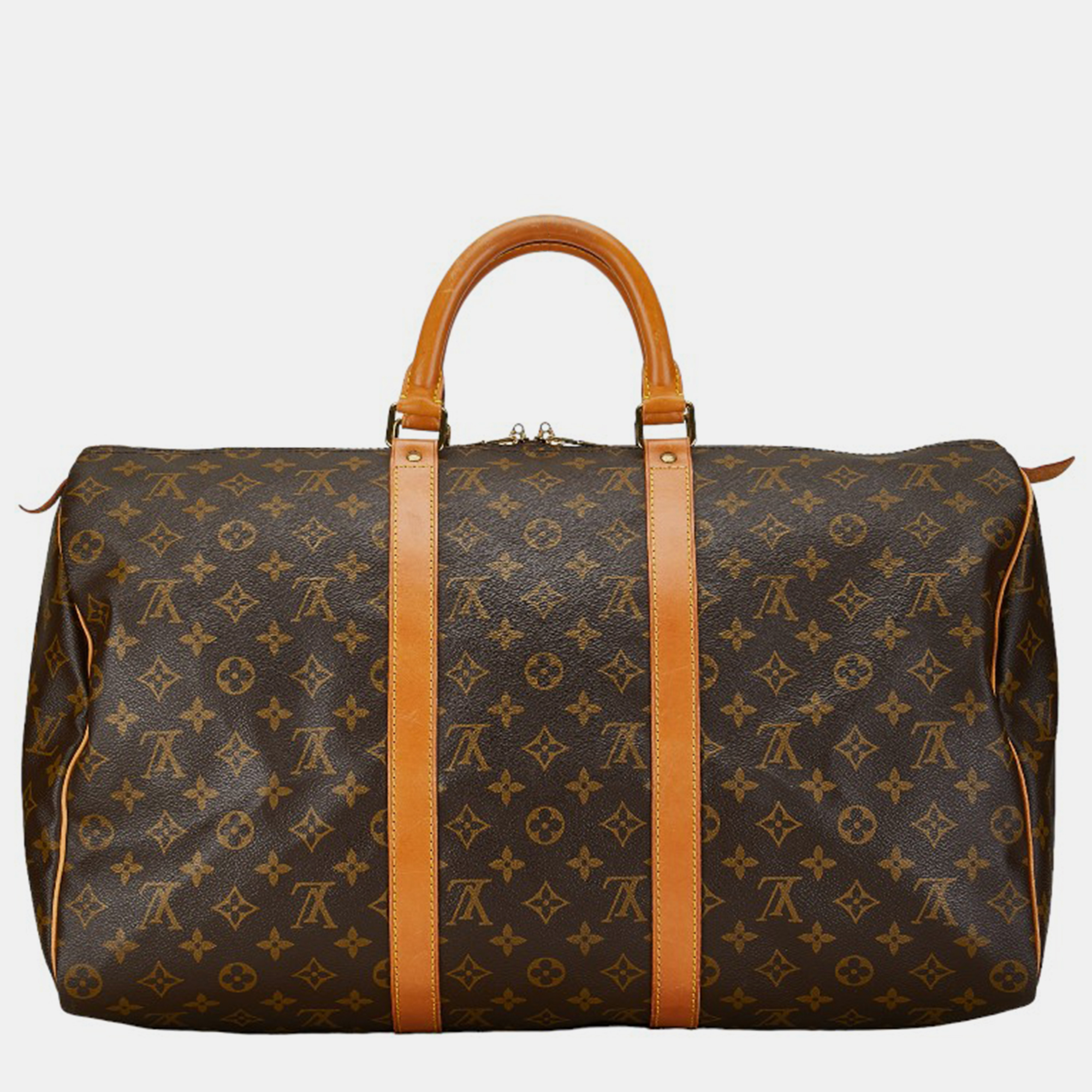 

Louis Vuitton Brown Monogram Canvas Keepall 50 Duffel Bag