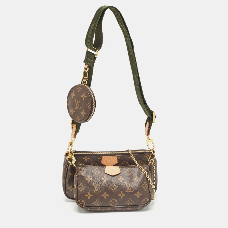 

Louis Vuitton Khaki Monogram Canvas Multi Pochette Accessories Bag, Green