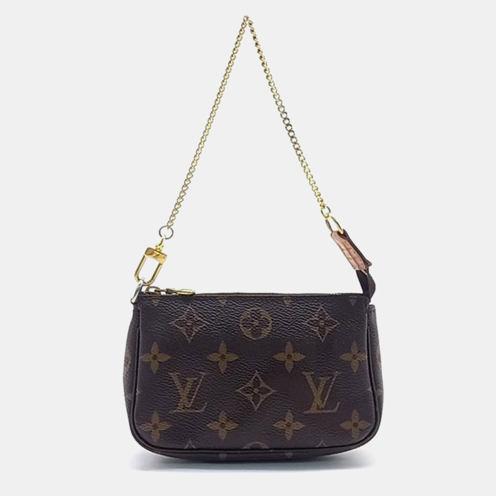 

Louis Vuitton Mini Pochette Accessories Bag, Brown