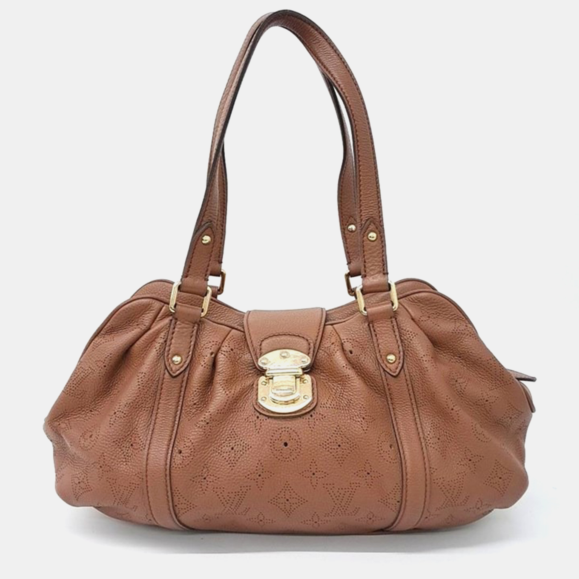 

Louis Vuitton Brown Leather Mahina Luna PM bag