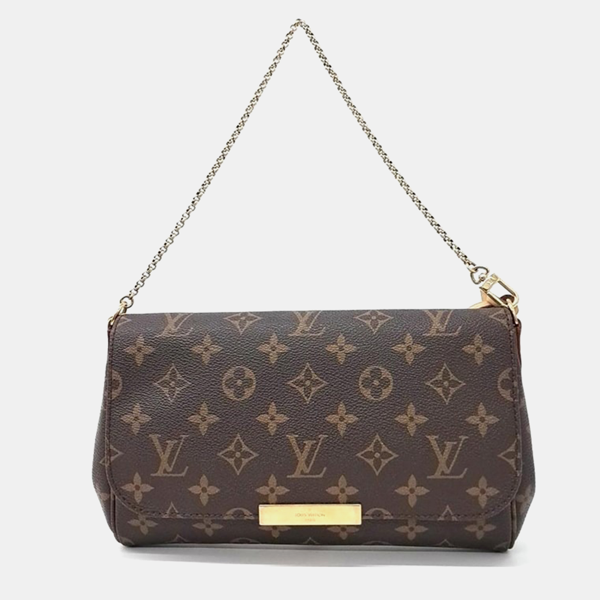 

Louis Vuitton Monogram Favorite MM Bag, Brown