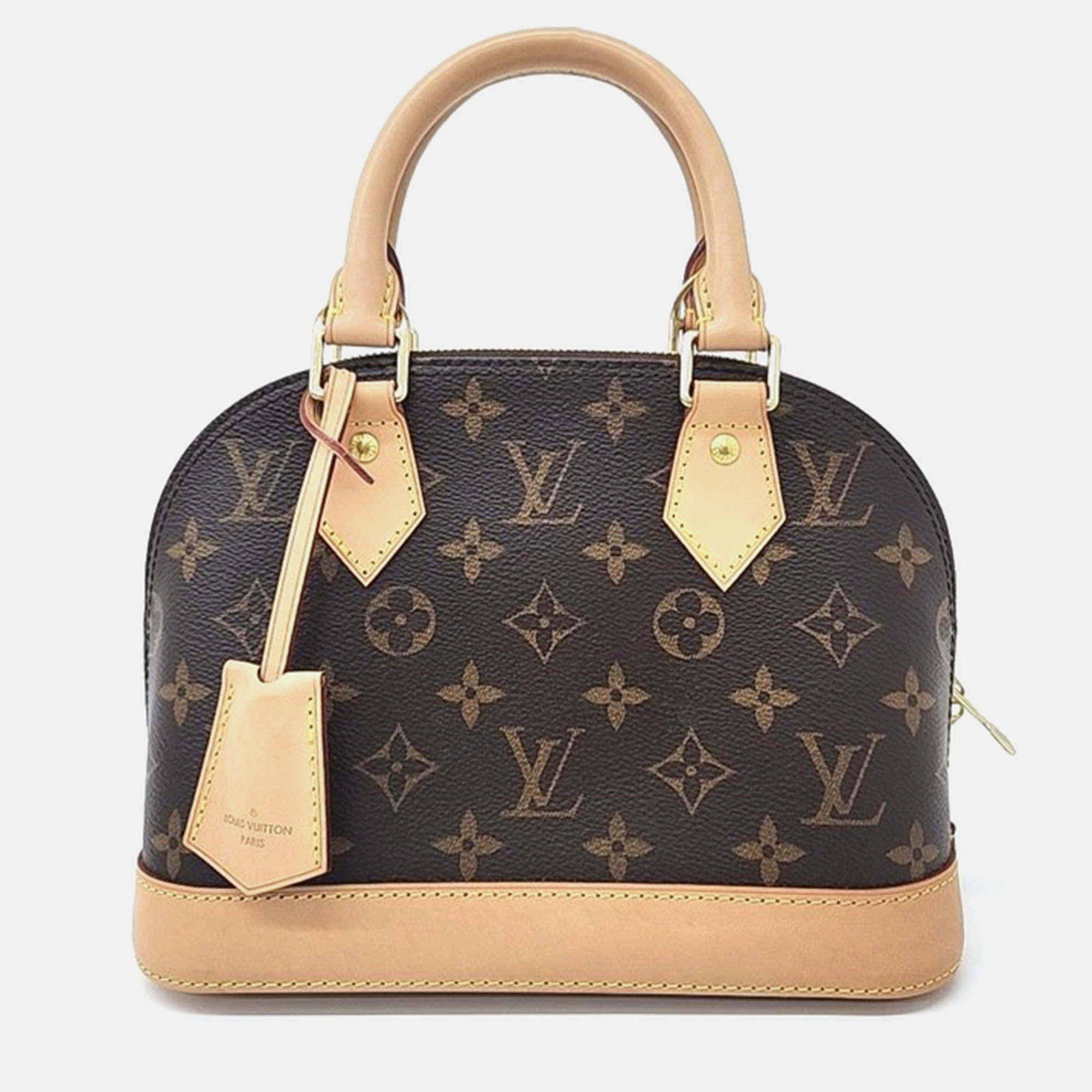 

Louis Vuitton Brown Monogram Canvas Alma BB Satchel Bag