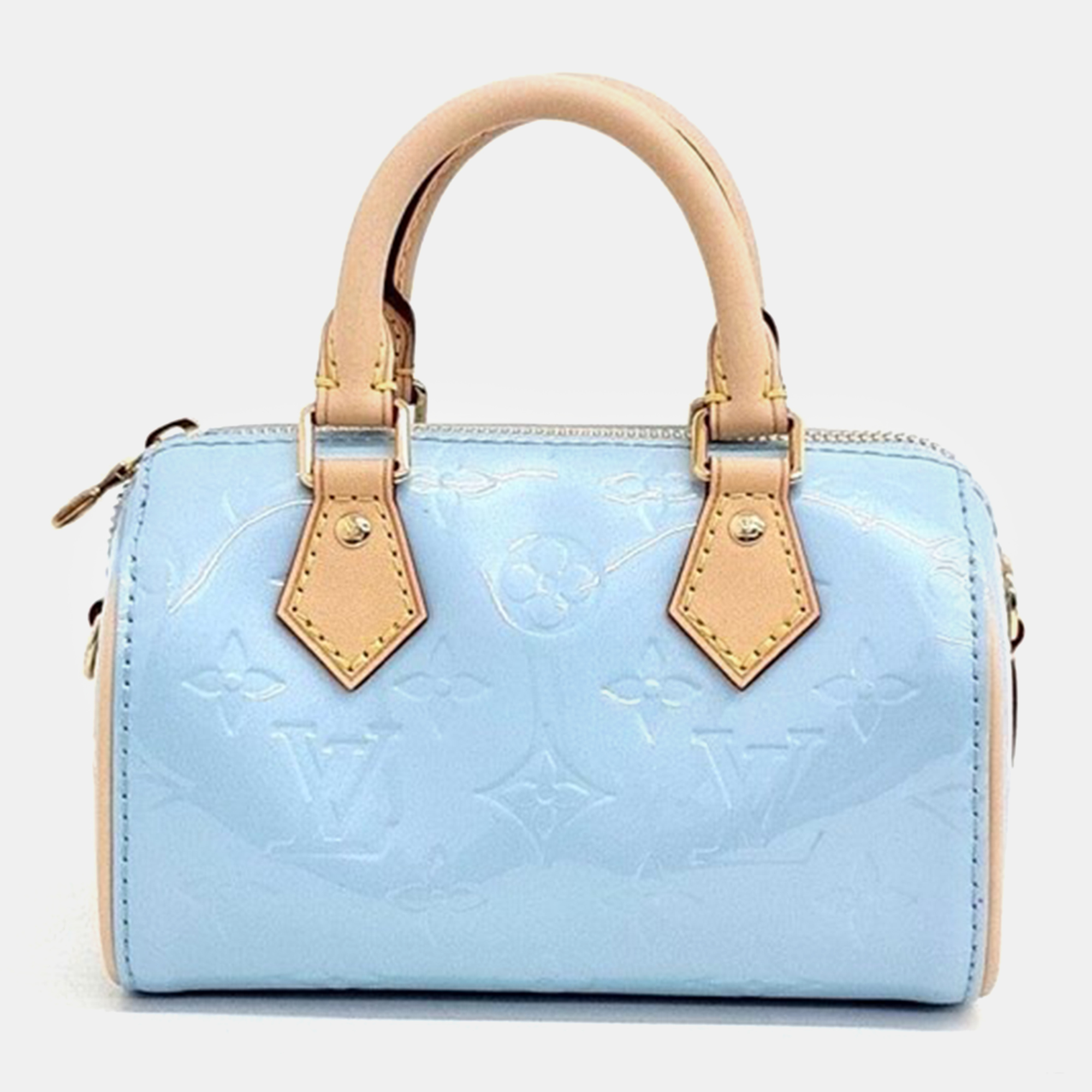 

Louis Vuitton Vernis Nano Speedy Bag, Blue