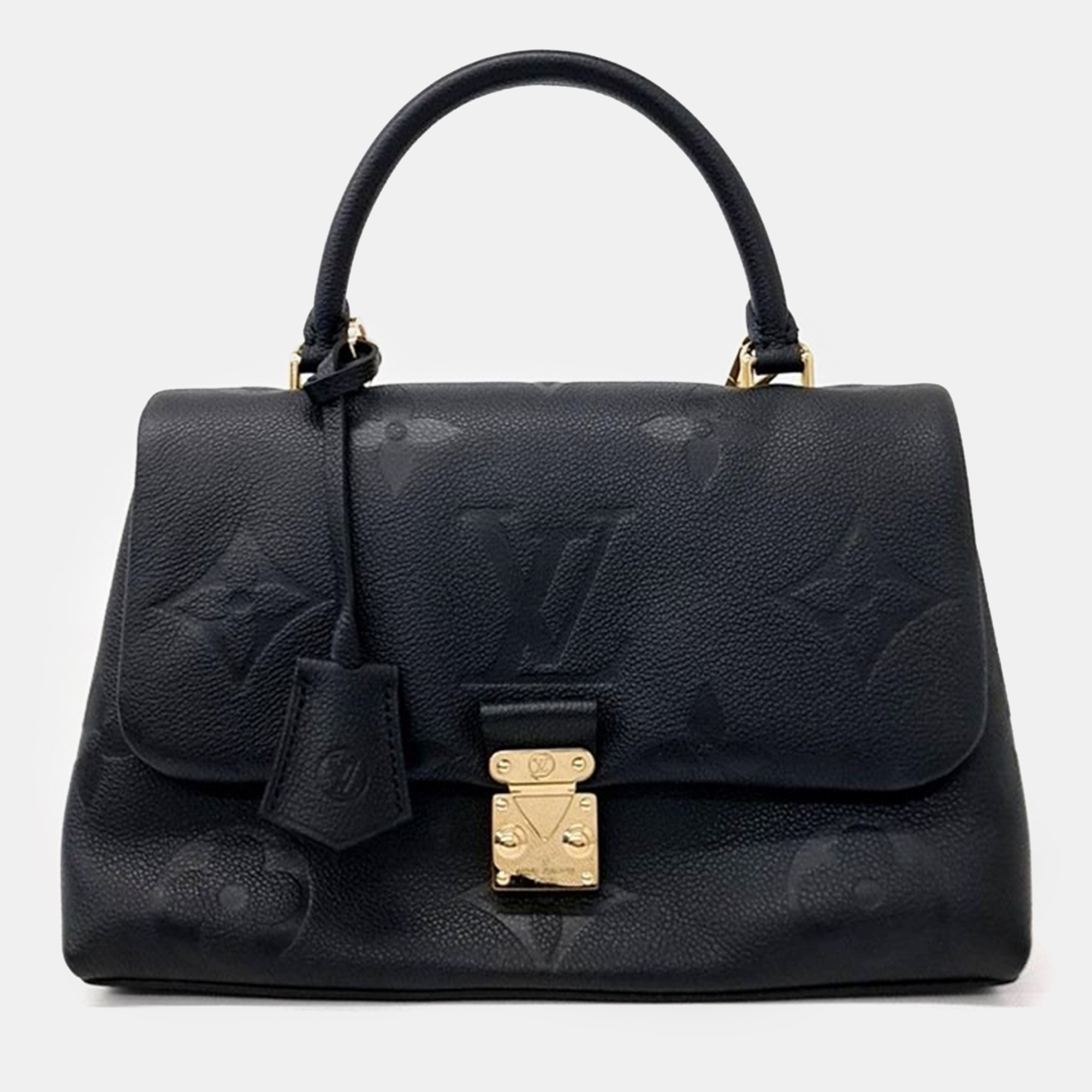 

Louis Vuitton Empreinte Madeleine MM Bag, Black