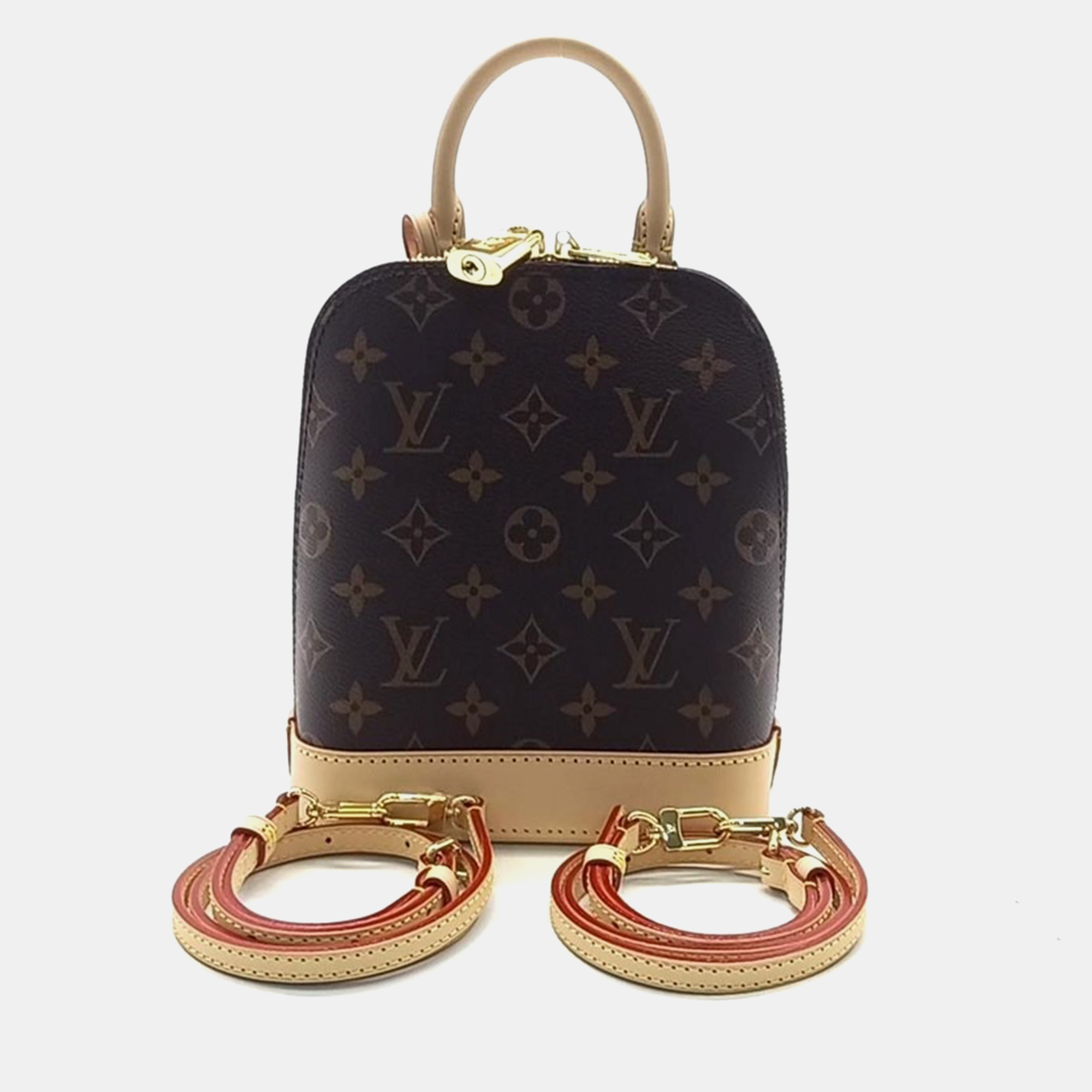 

Louis Vuitton Monogram Alma Backpack, Brown