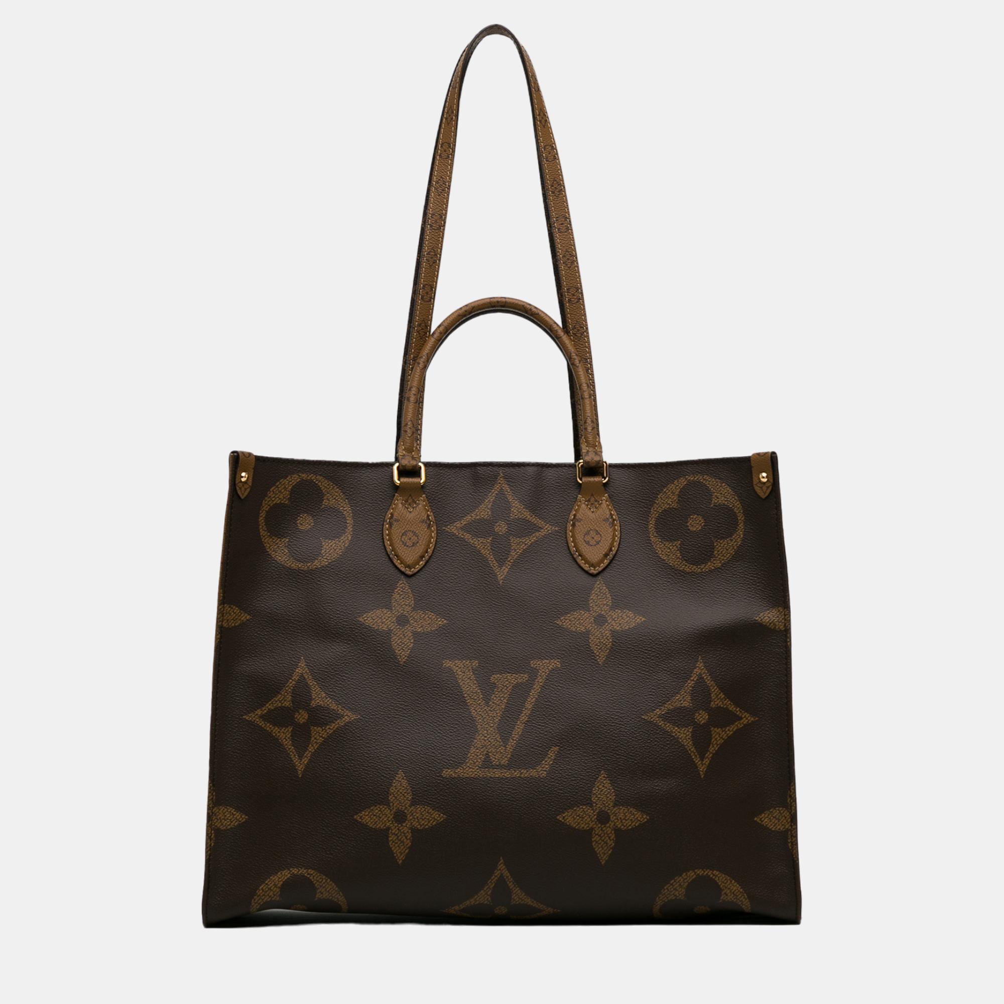 

Louis Vuitton Brown Monogram Reverse Giant OnTheGo GM