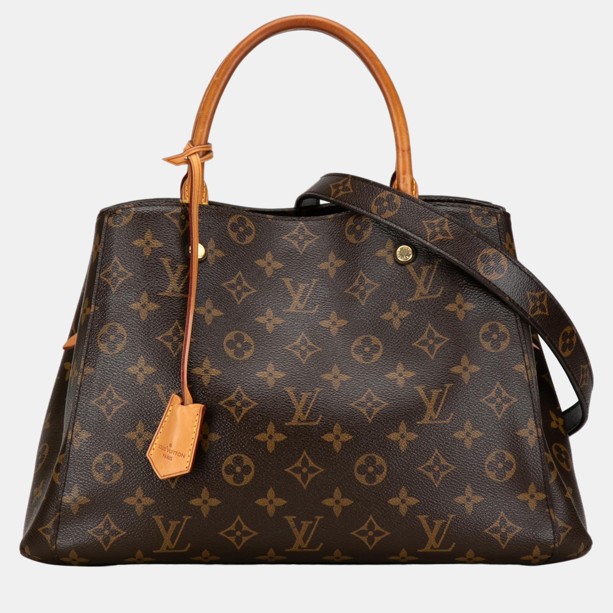

Louis Vuitton Brown Monogram Montaigne MM