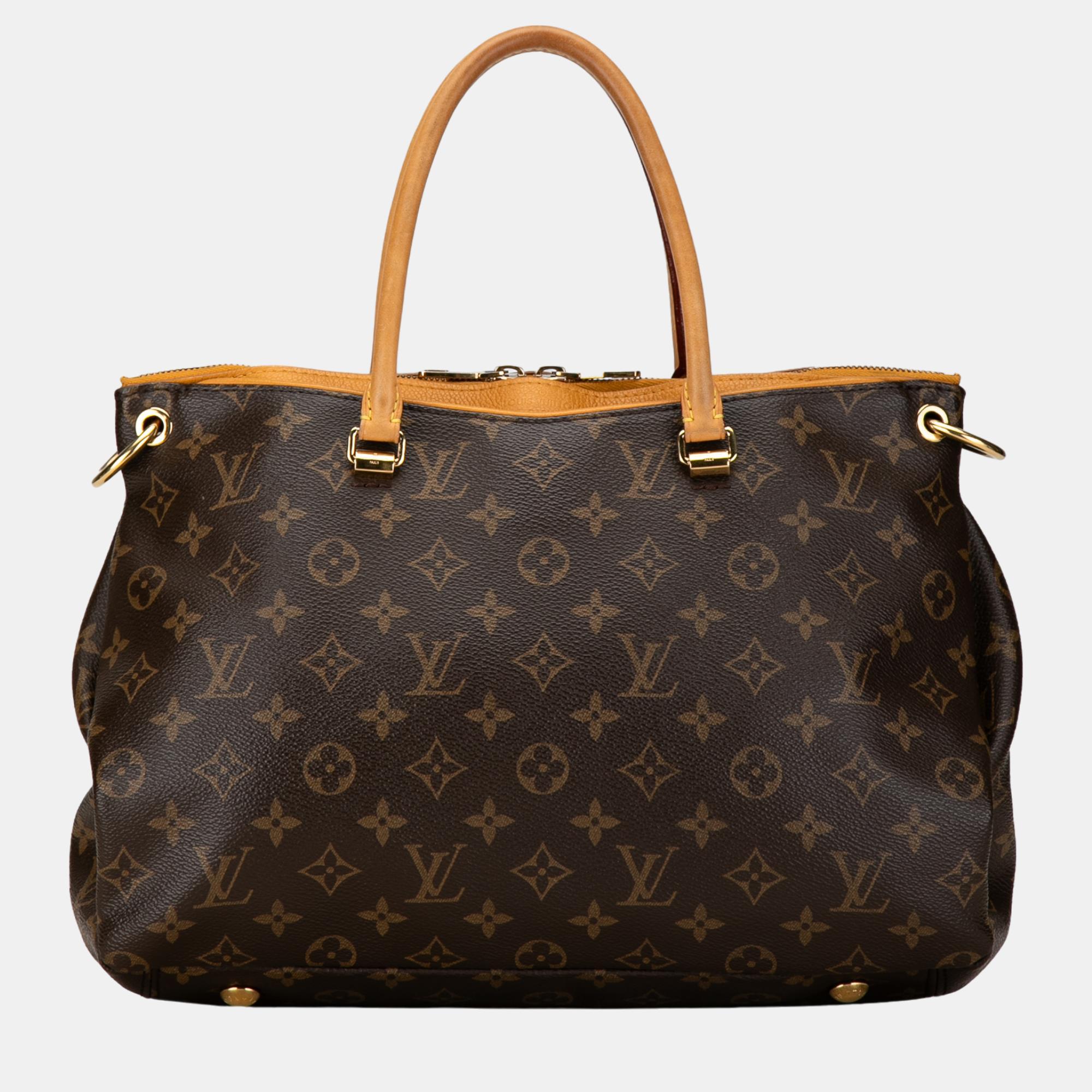 

Louis Vuitton Brown Monogram Pallas MM