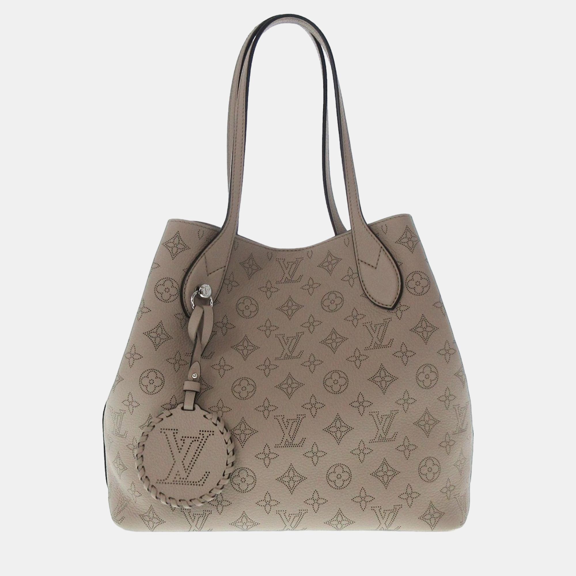 

Louis Vuitton Brown Monogram Mahina Blossom MM