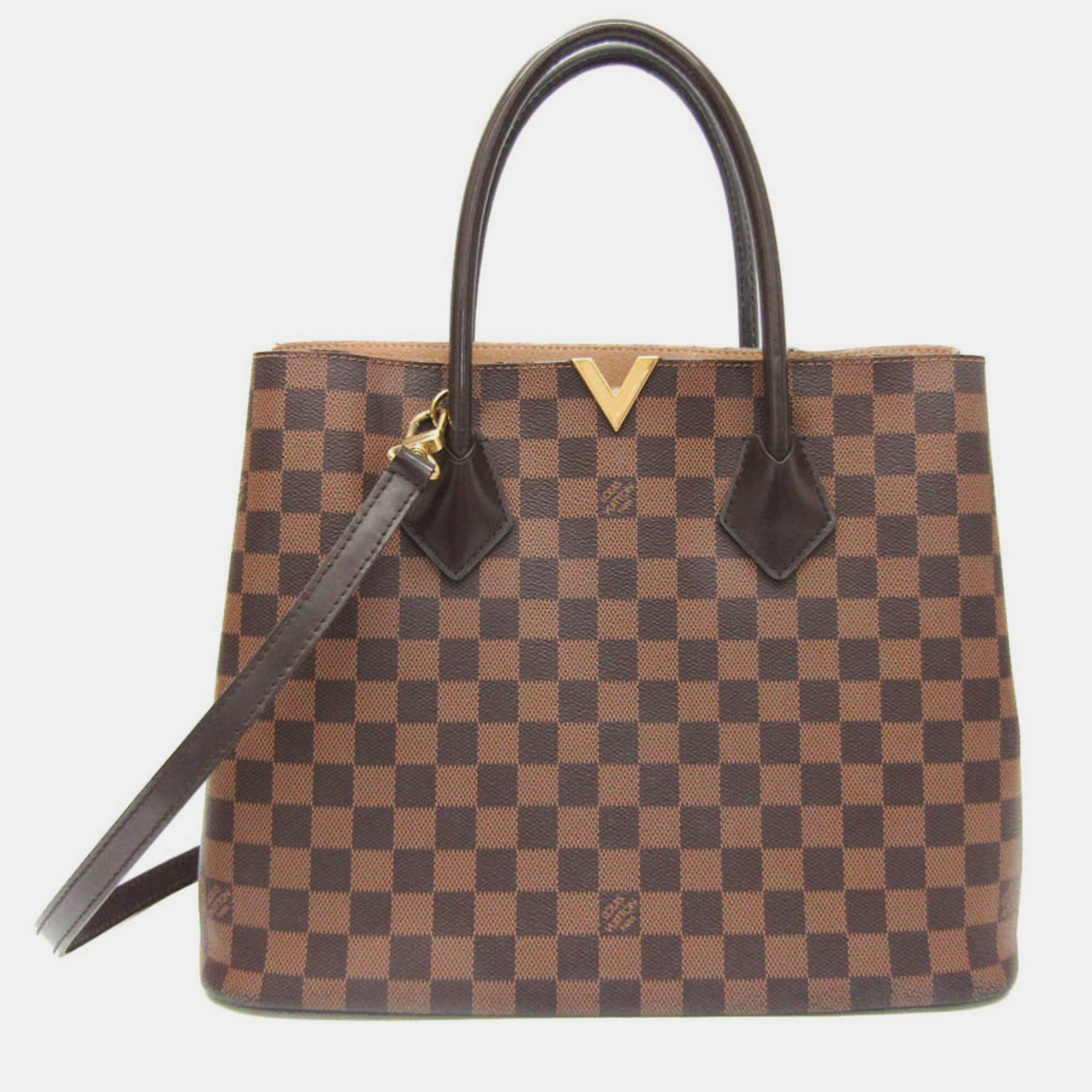 

Louis Vuitton Brown Canvas Kensington Tote Bag