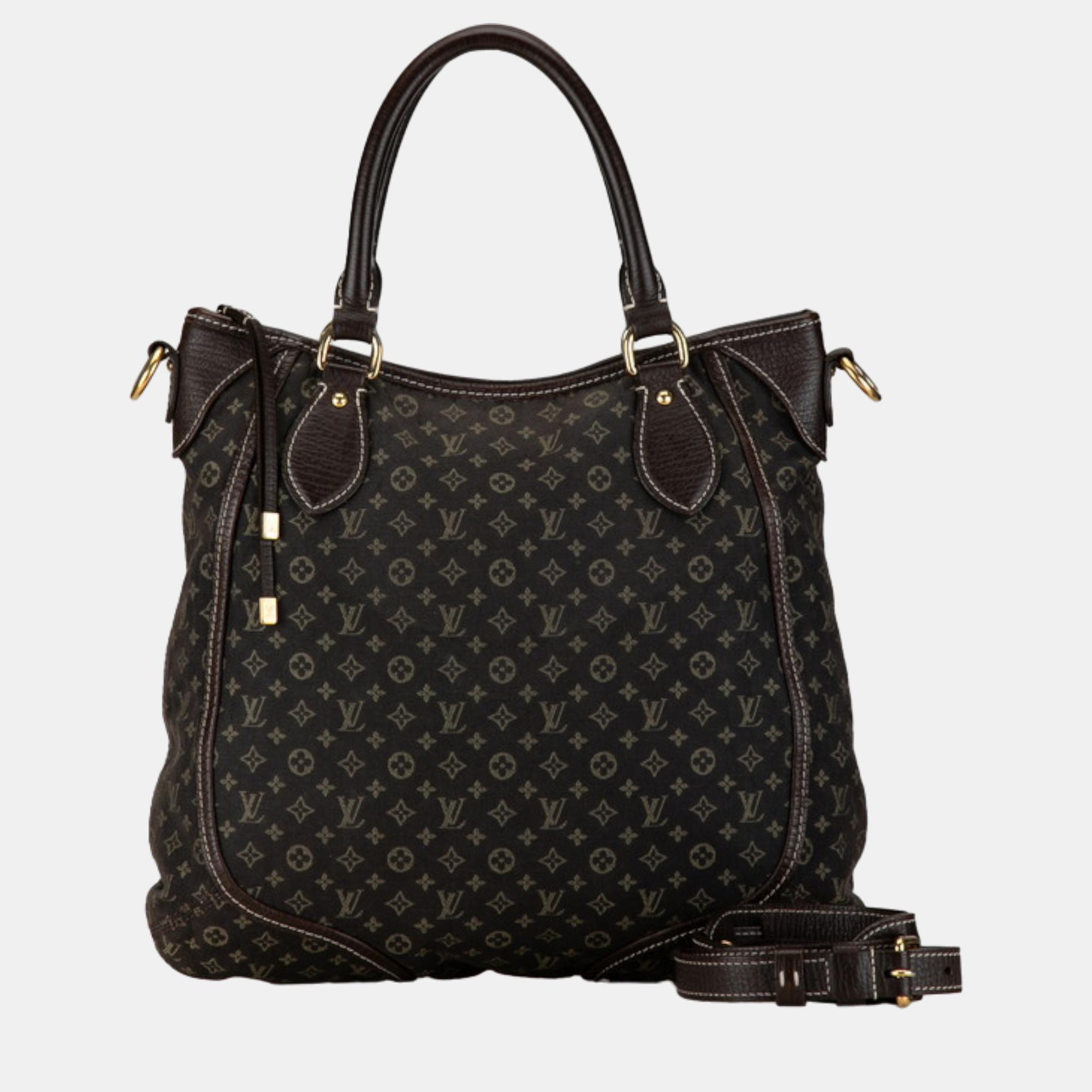 

Louis Vuitton Brown Canvas Mini Lin Besace Angele