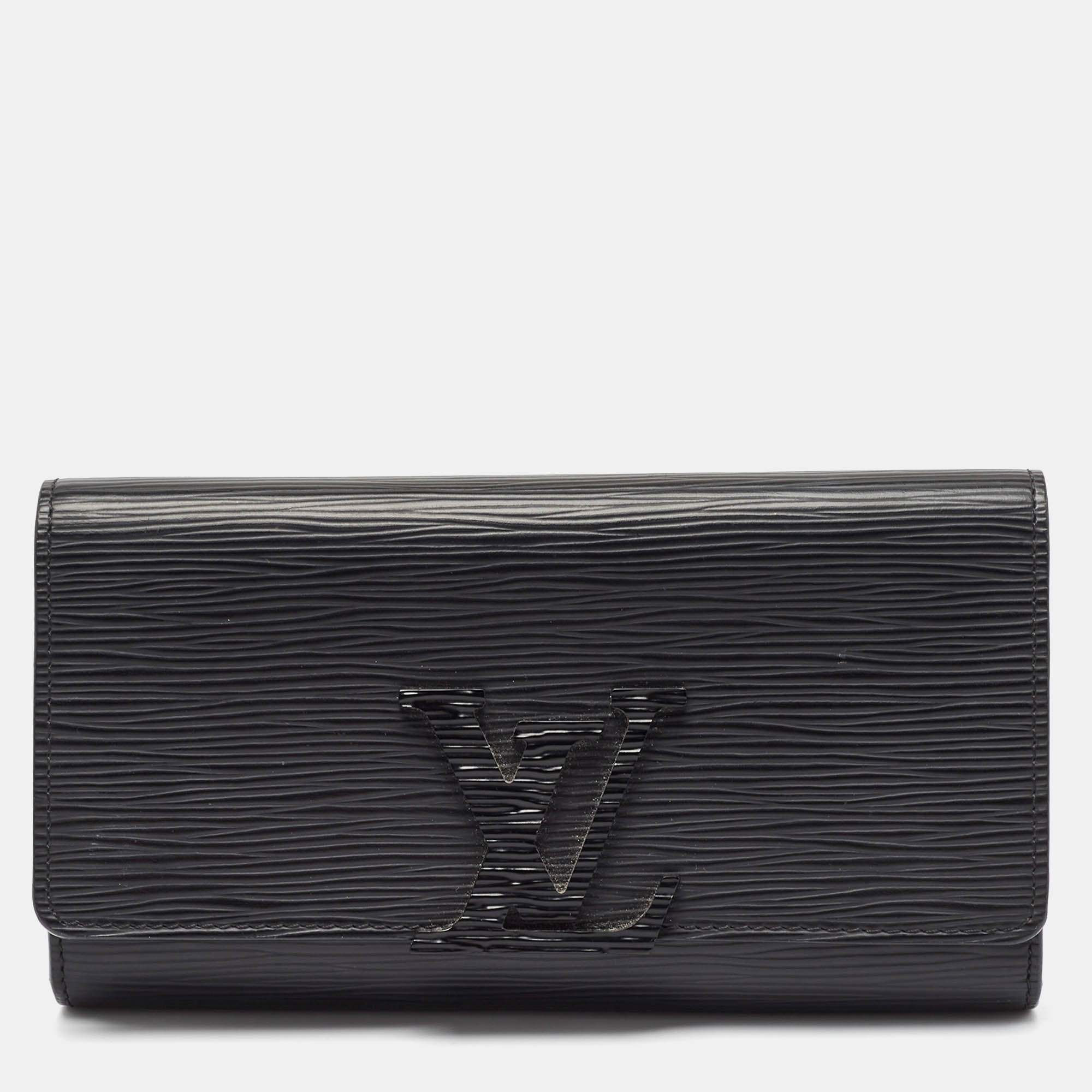 

Louis Vuitton Black Epi Leather Louise Wallet