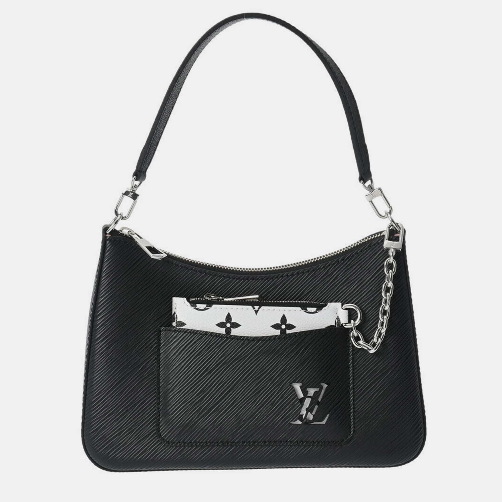 

Louis Vuitton Black Epi Leather Marelle Pochette Shoulder Bag