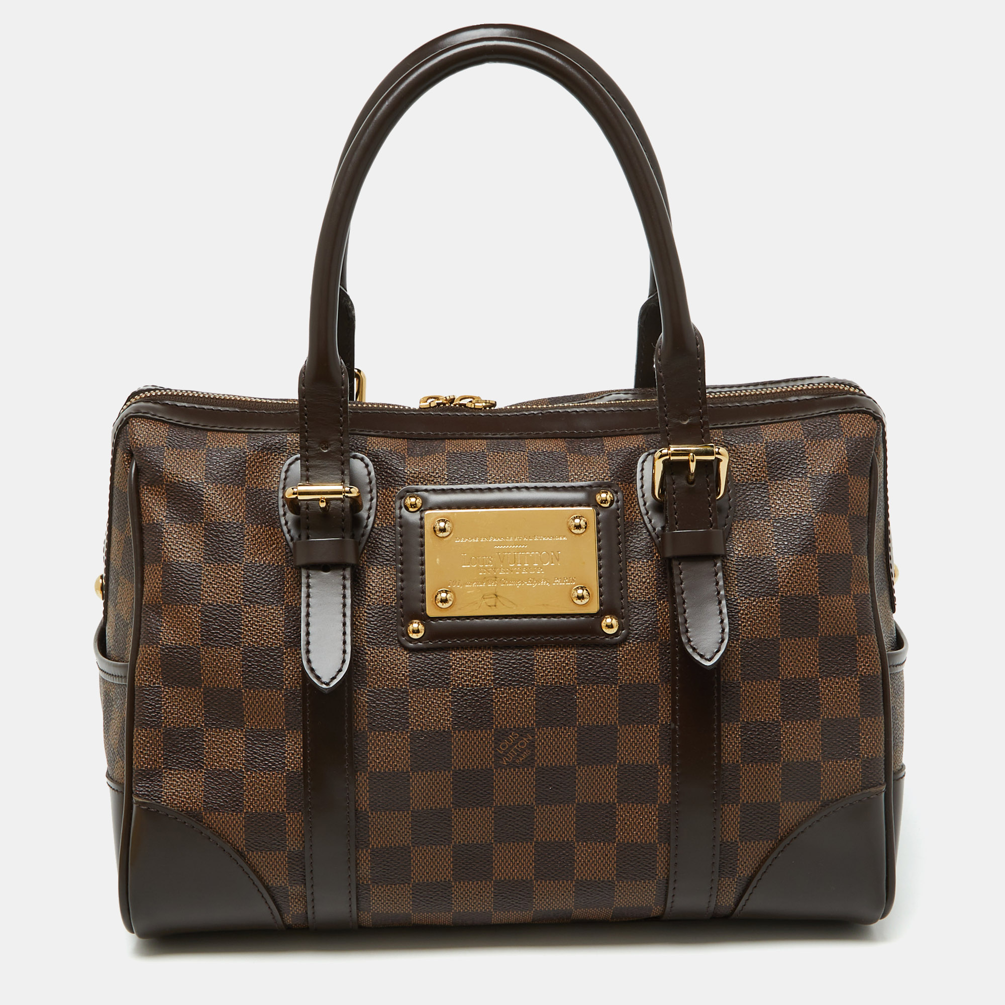 

Louis Vuitton Damier Ebene Canvas Berkeley Bag, Brown