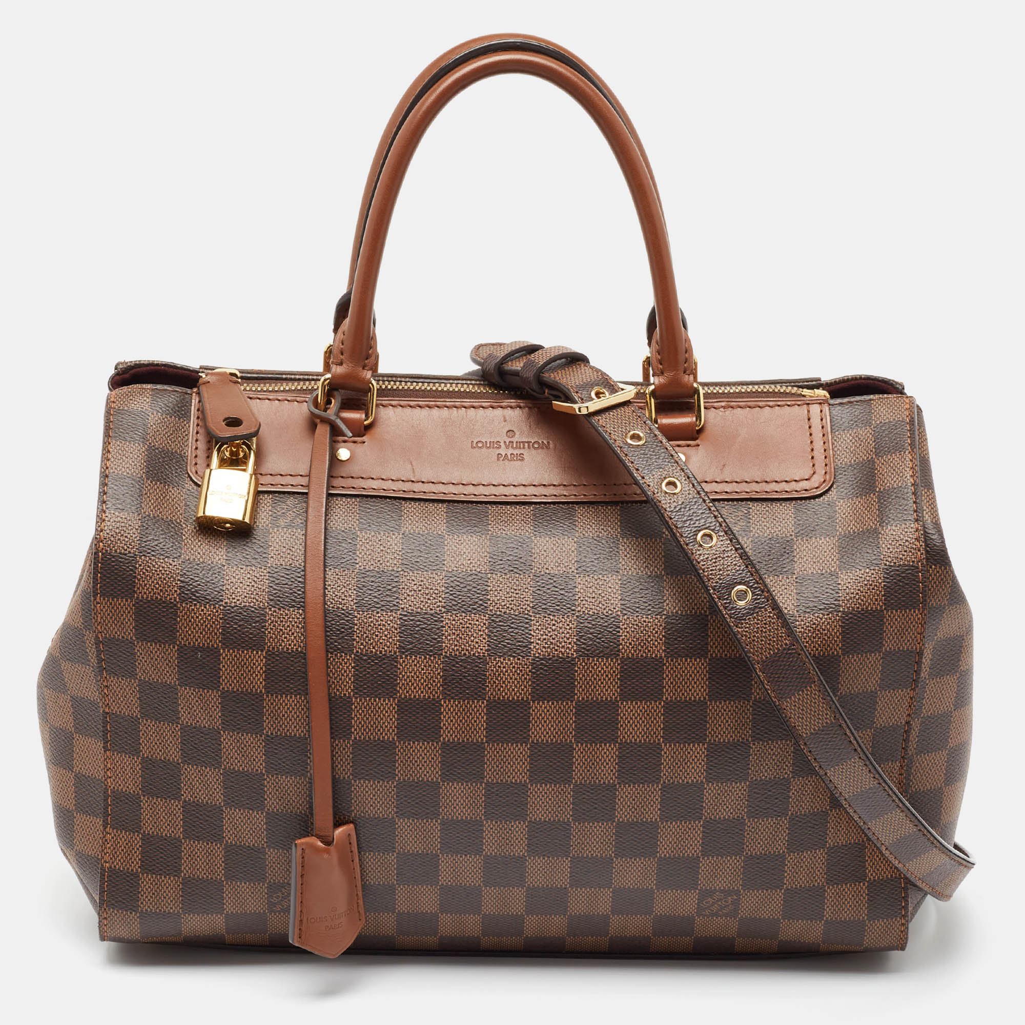 

Louis Vuitton Damier Ebene Canvas Greenwich Bag, Brown