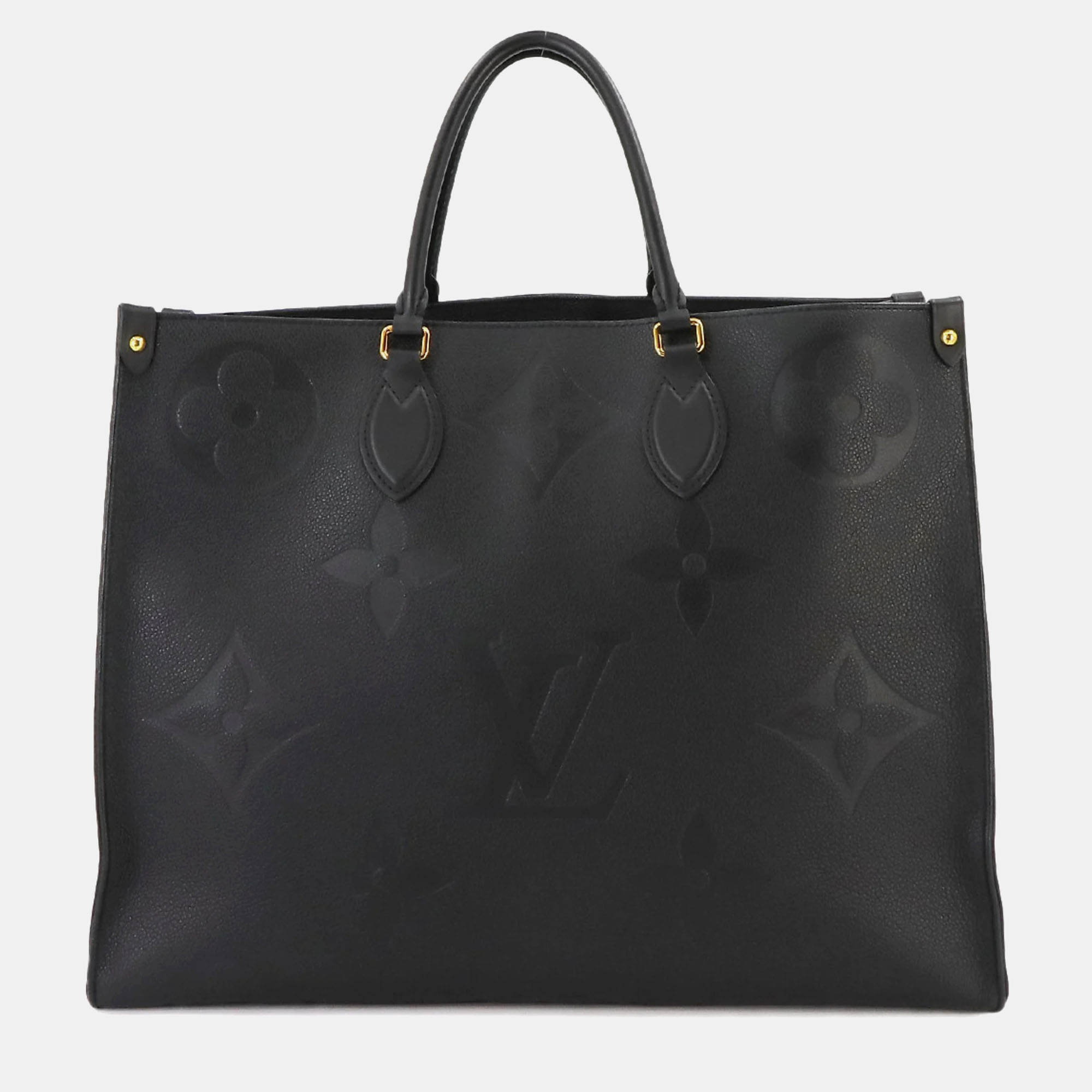 

Louis Vuitton Black Monogram Empriente Leather Onthego GM Tote Bag