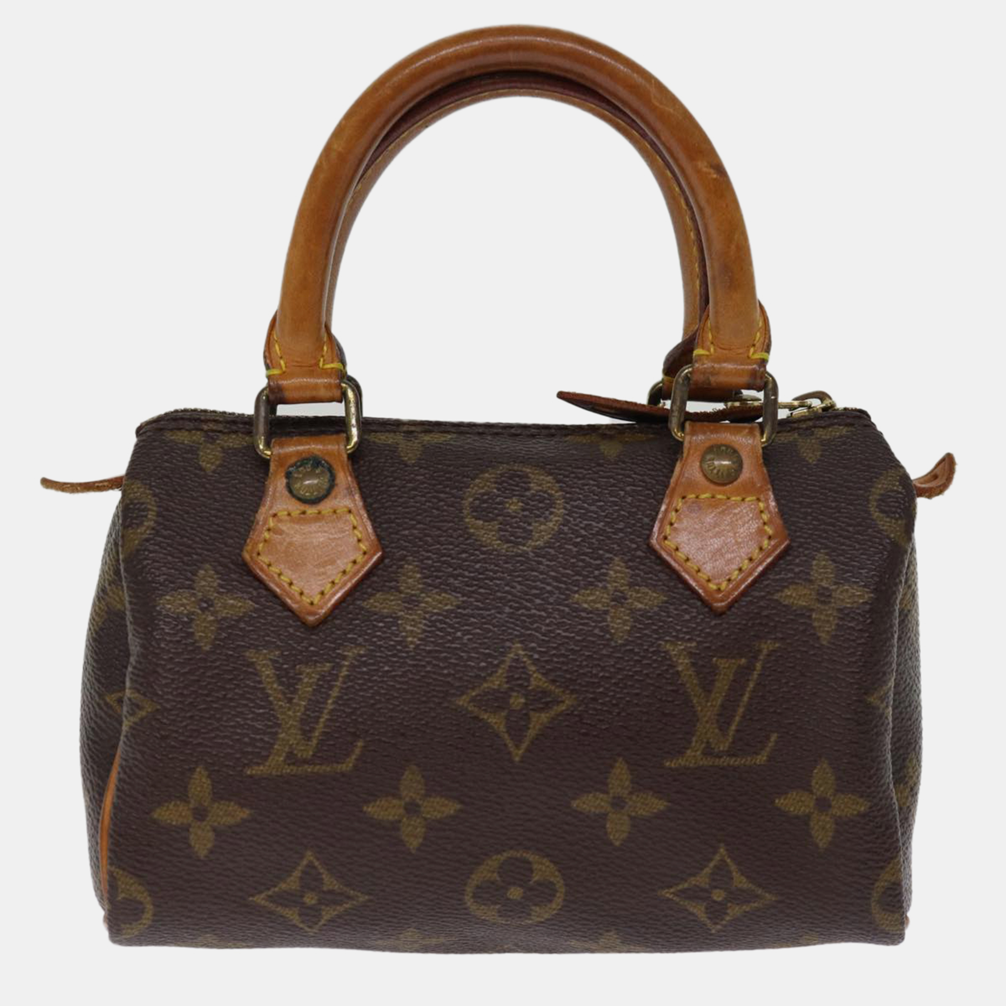 

Louis Vuitton Brown Canvas Mini speedy handbag