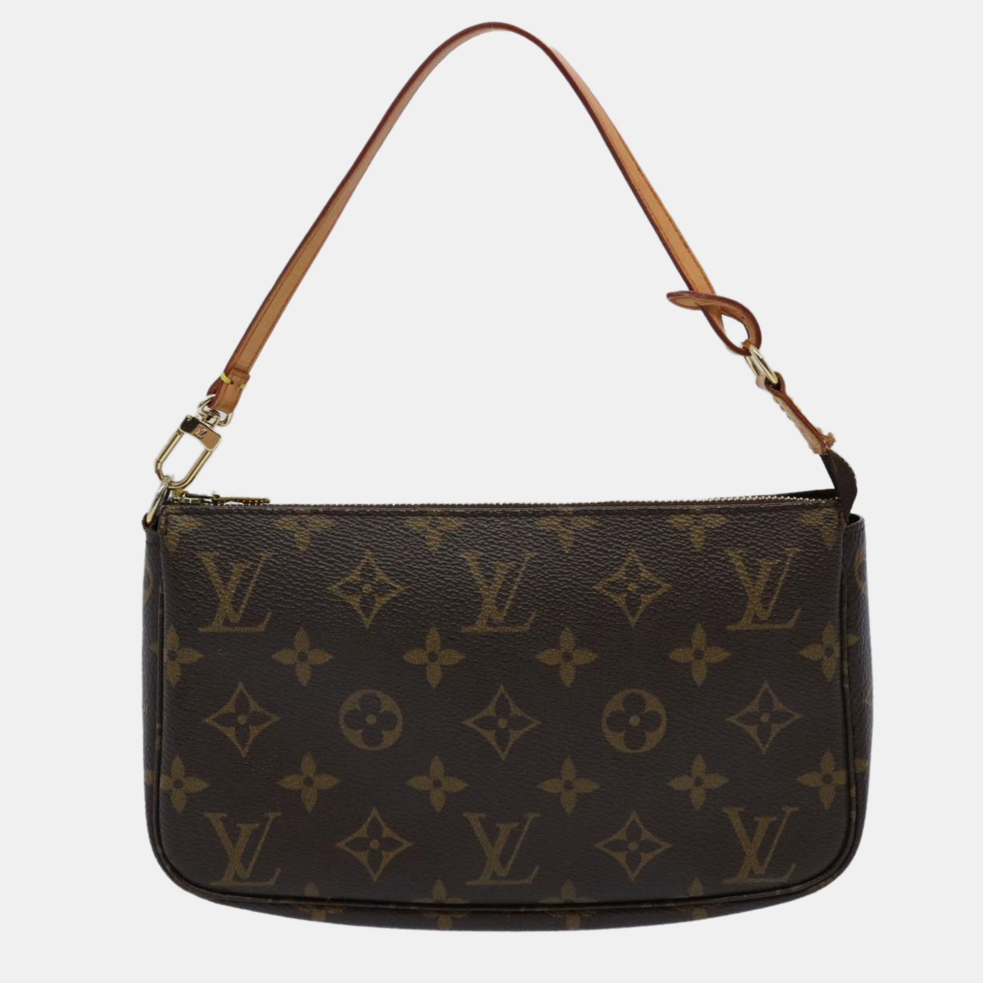 

Louis Vuitton Brown Canvas Pochette Accessoires clutch bag