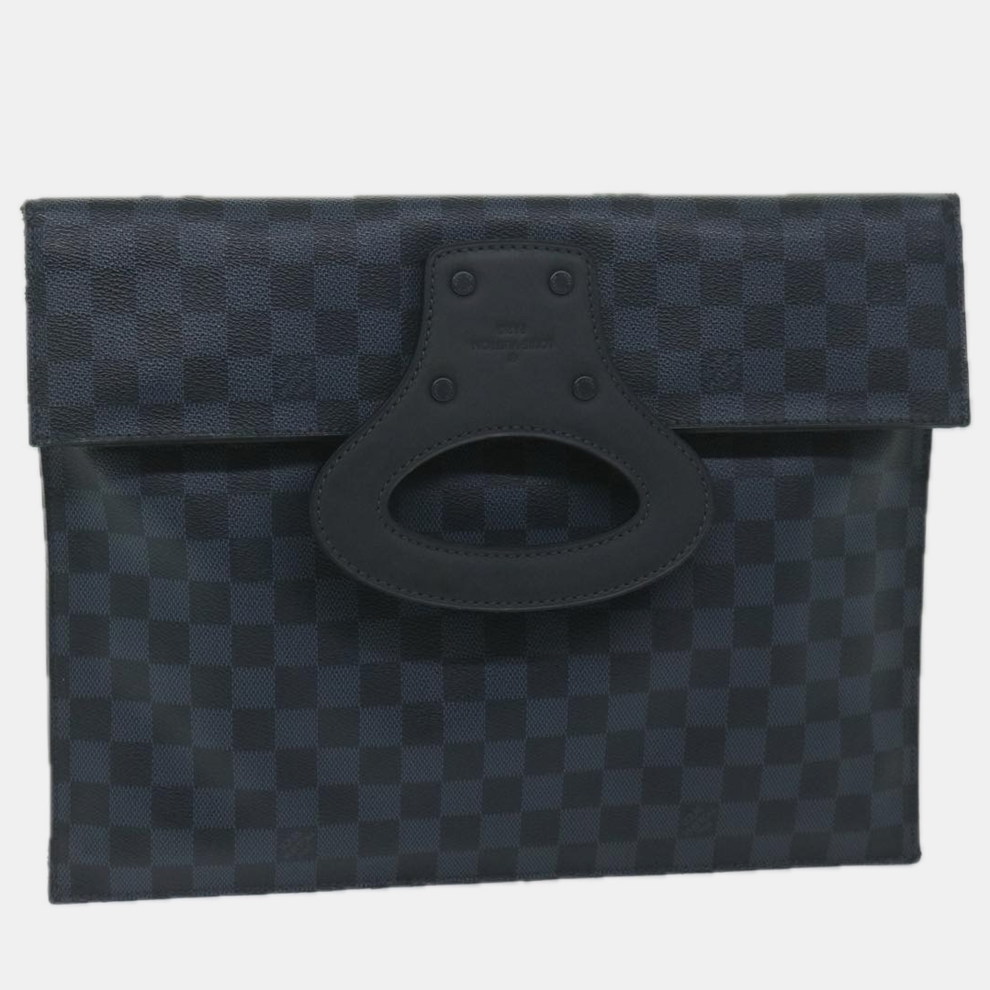 

Louis Vuitton Black Damier Graphite Canvas Pochette clutch