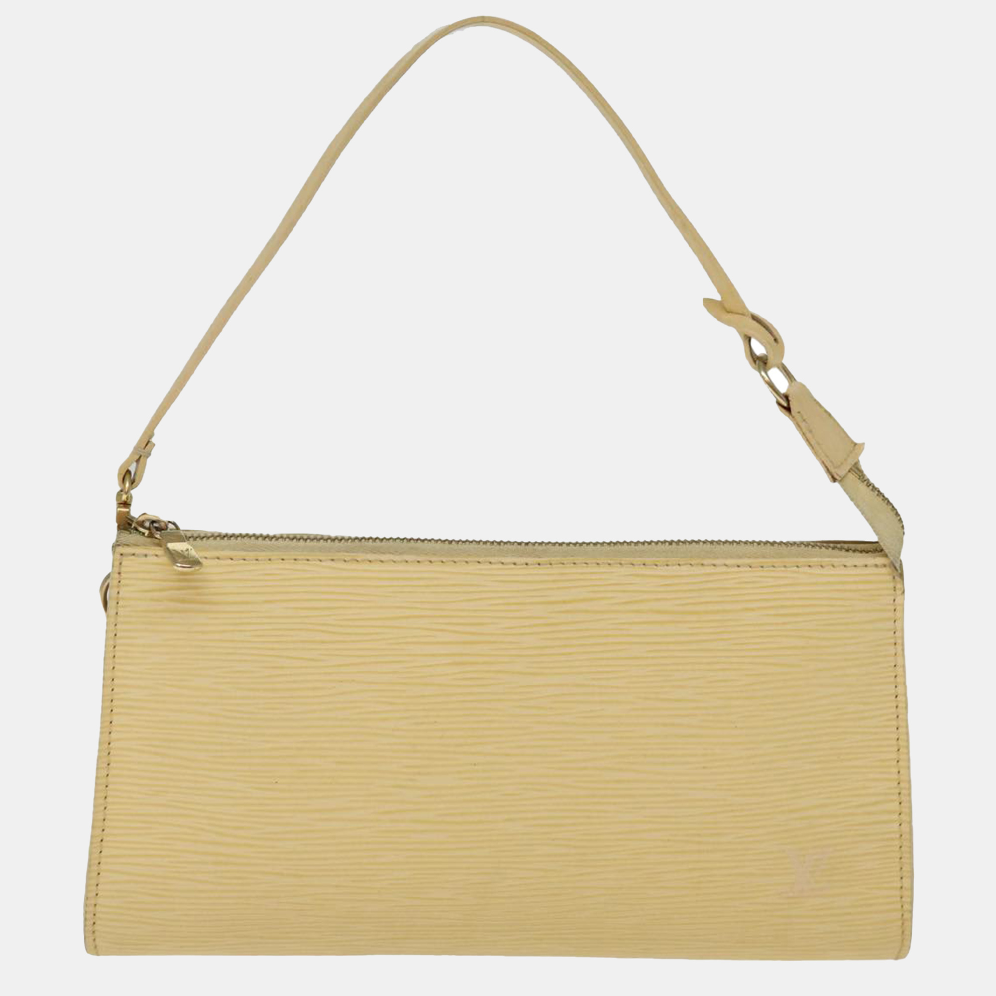 

Louis Vuitton Beige Epi Leather Pochette Accessoires Clutch