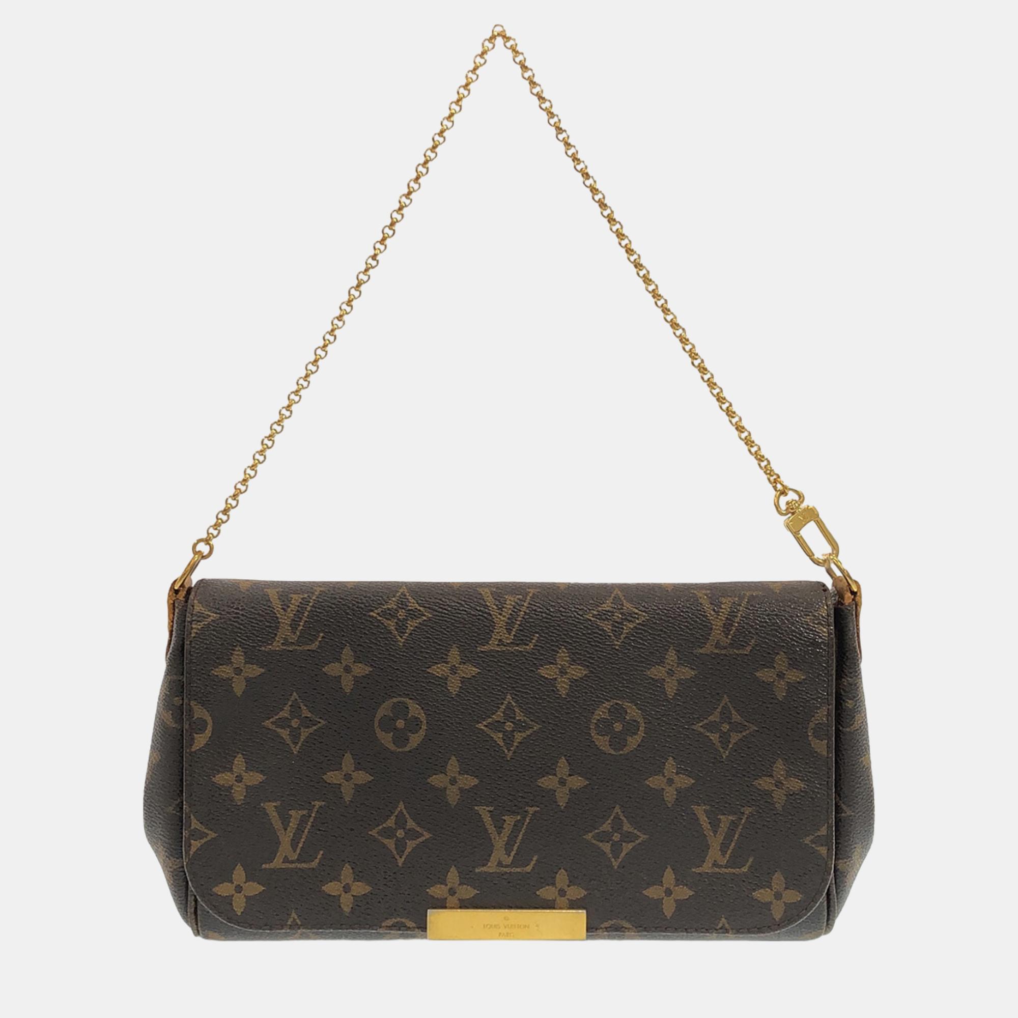 

Louis Vuitton Brown Monogram Favorite MM