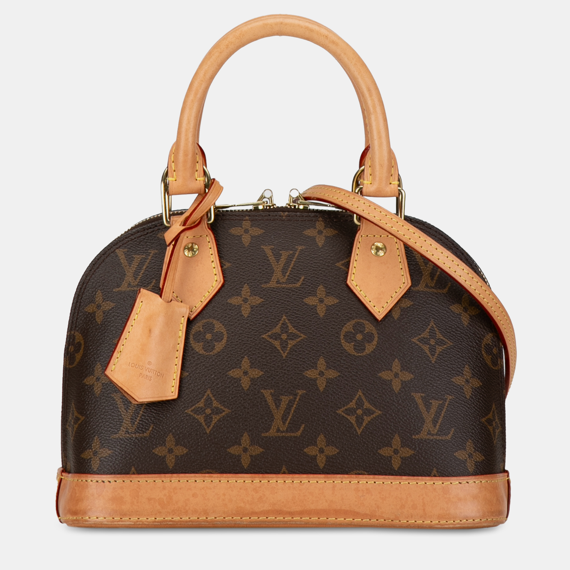 

Louis Vuitton Monogram Alma BB Bag, Brown