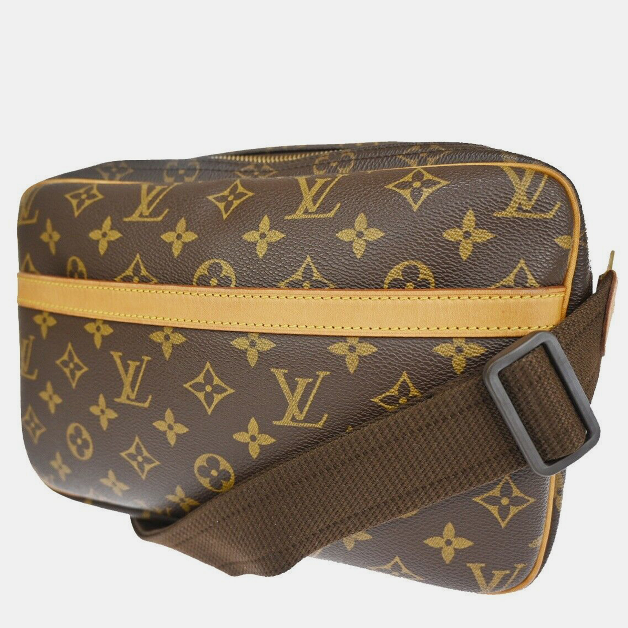 

Louis Vuitton Brown Monogram Canvas Reporter PM shoulder bag