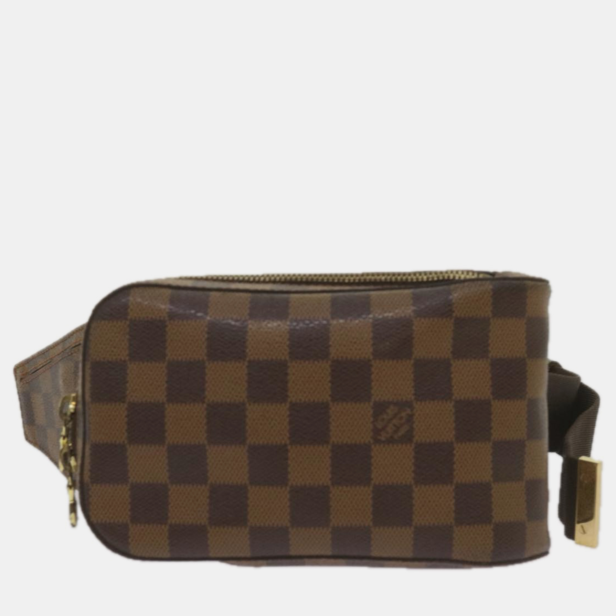 

Louis Vuitton Brown Canvas Geronimos shoulder bag