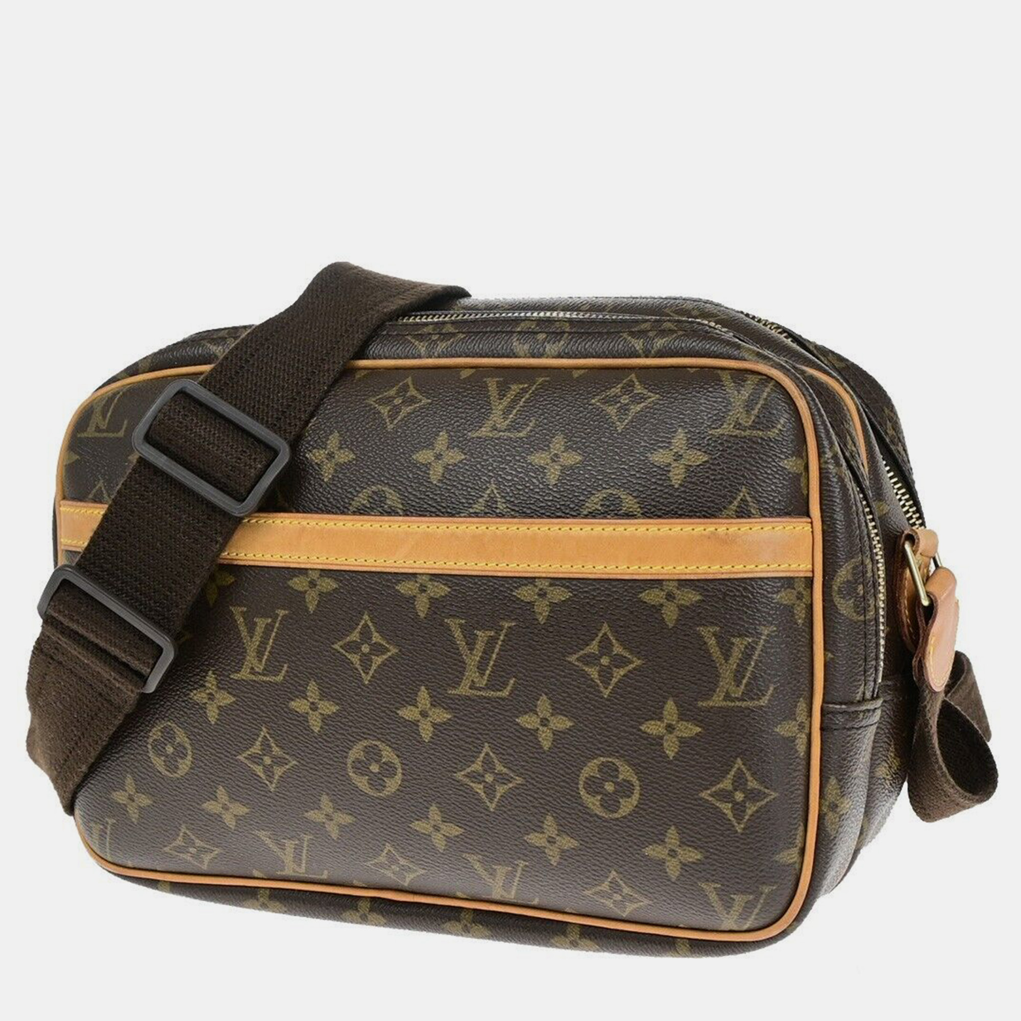 

Louis Vuitton Brown Canvas Reporter PM shoulder Bag