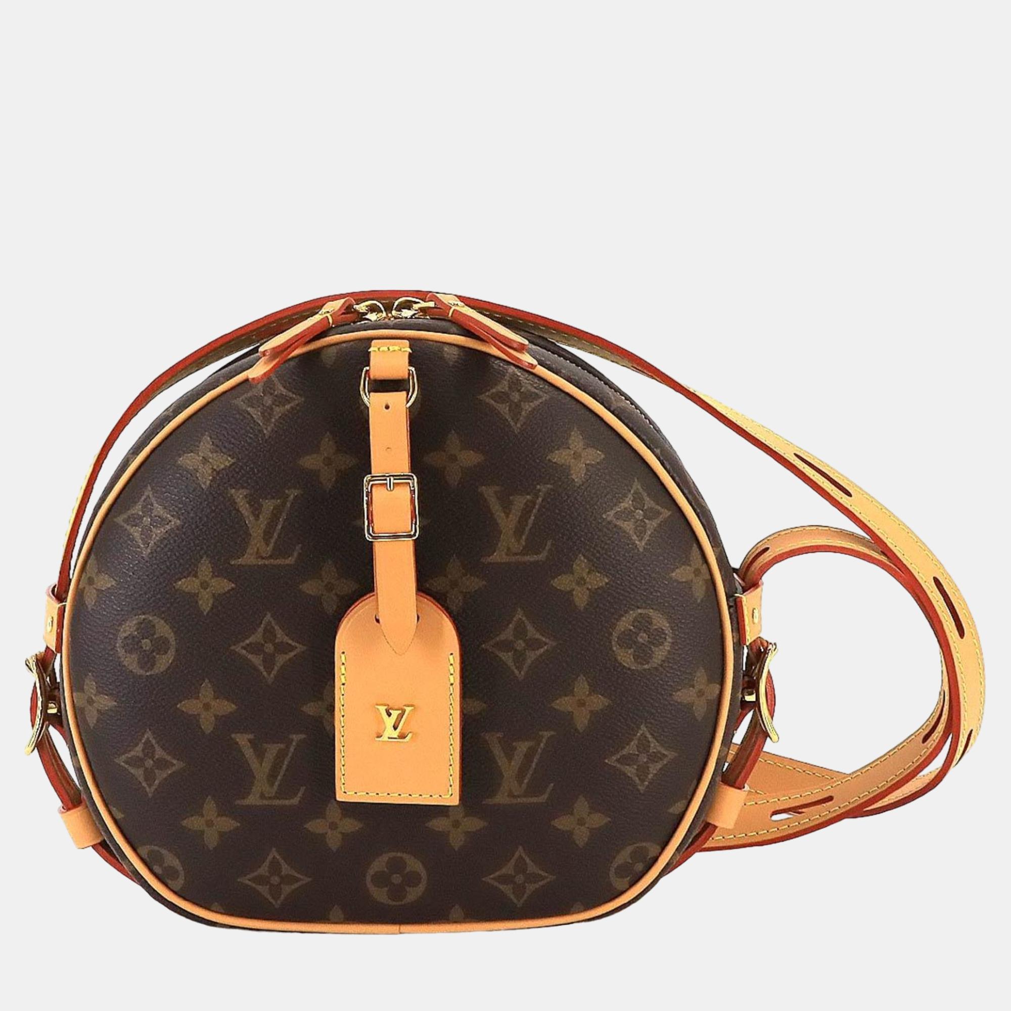 

Louis Vuitton Brown Monogram Canvas Boite Chapeau Souple MM Shoulder Bag