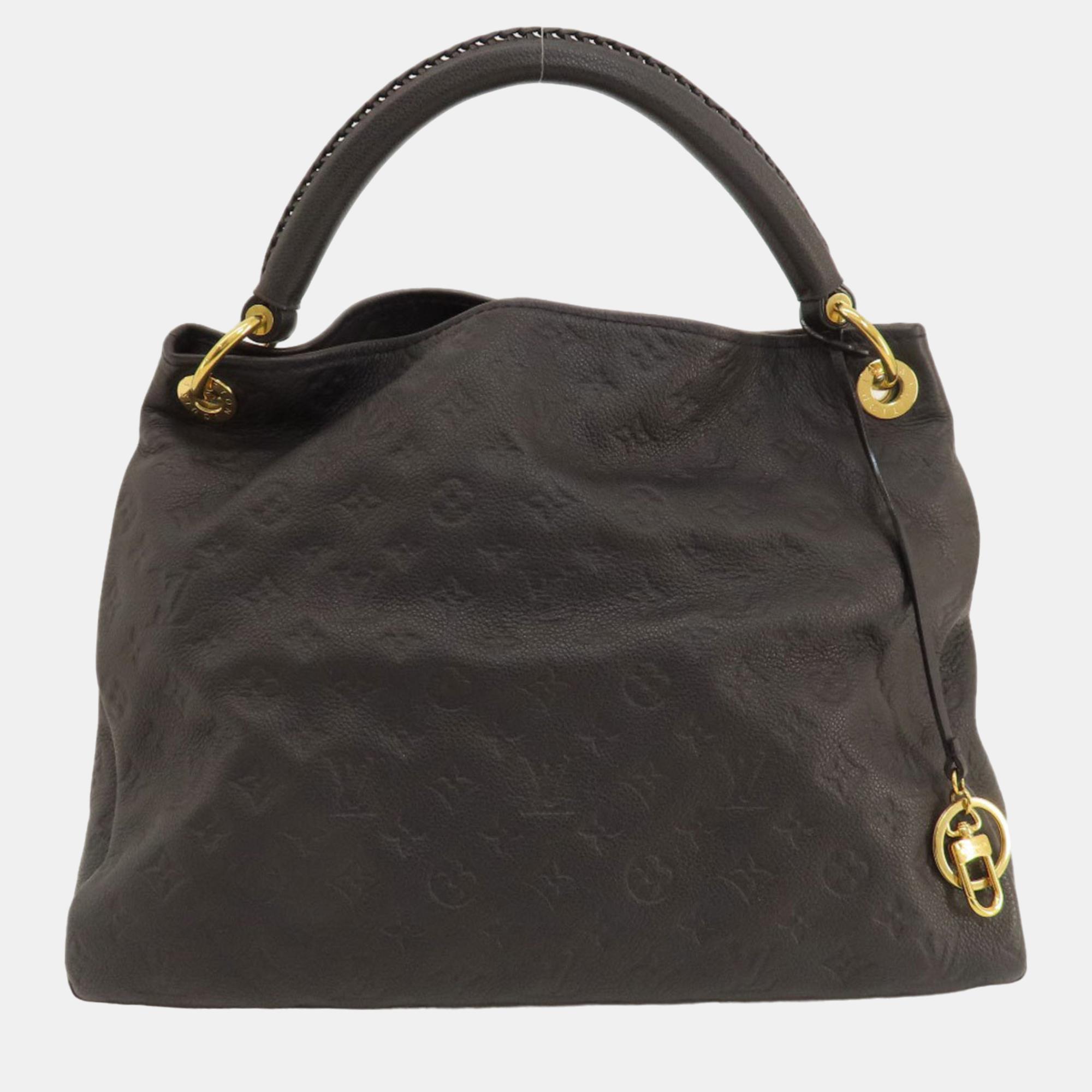 

Louis Vuitton Black Monogram Empreinte Leather Artsy MM Shoulder Bag