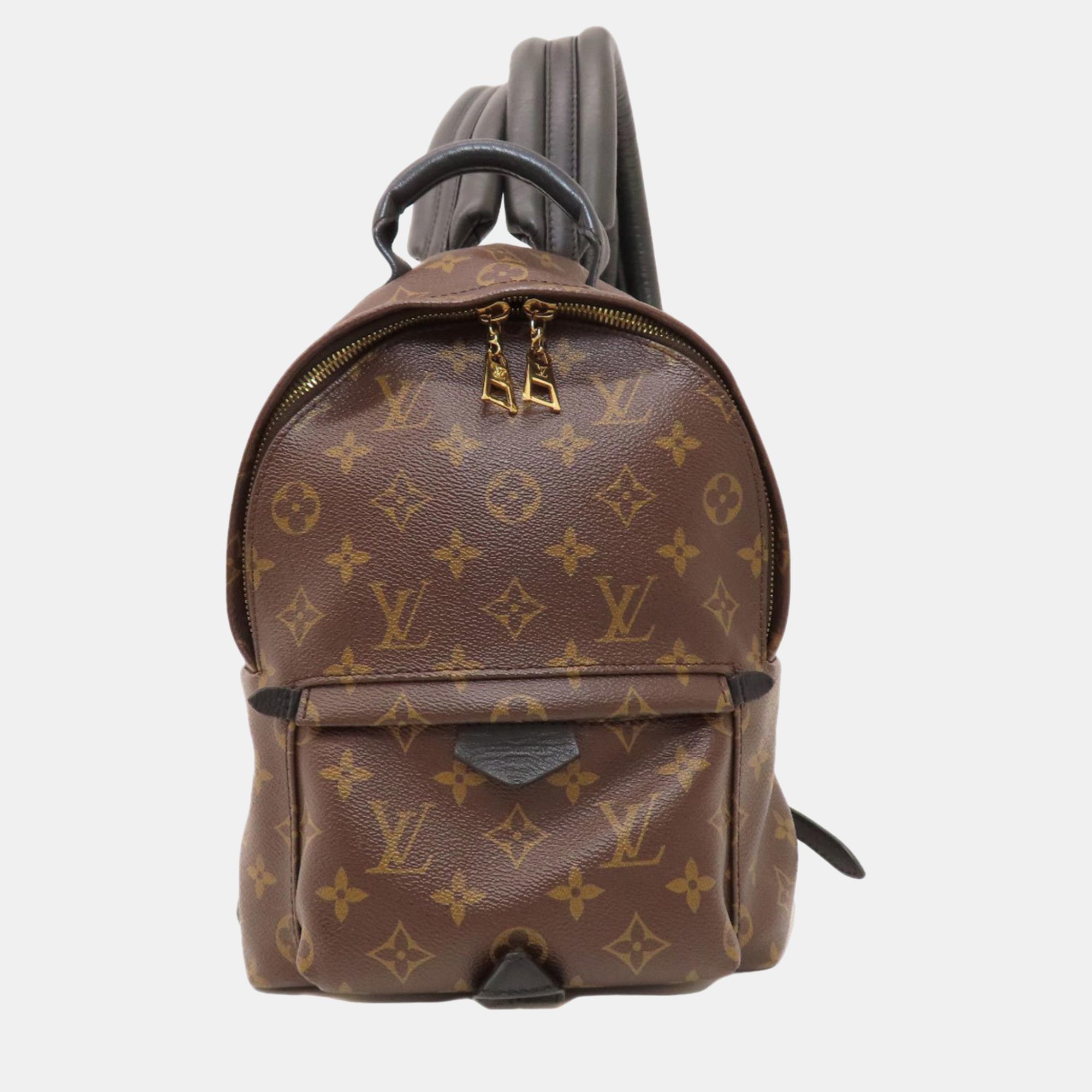 

Louis Vuitton Brown Monogram Canvas Palm Springs PM Backpack