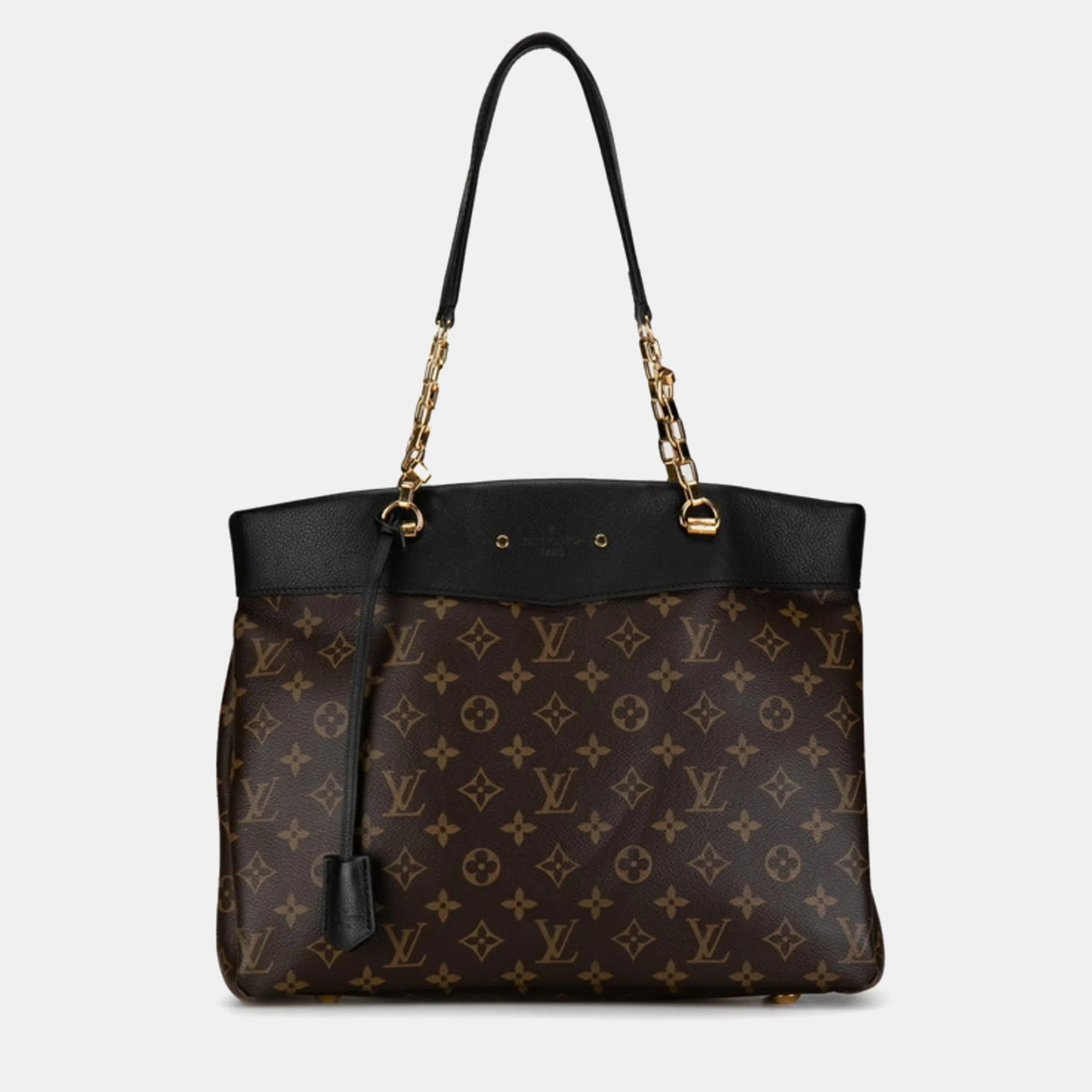 

Louis Vuitton Brown Monogram Canvas Pallas Shopper Tote Bag