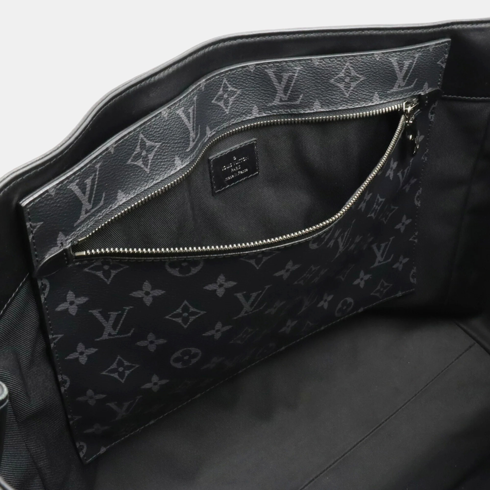 Louis Vuitton Black Monogram Eclipse Grand Sac Tote Bag 