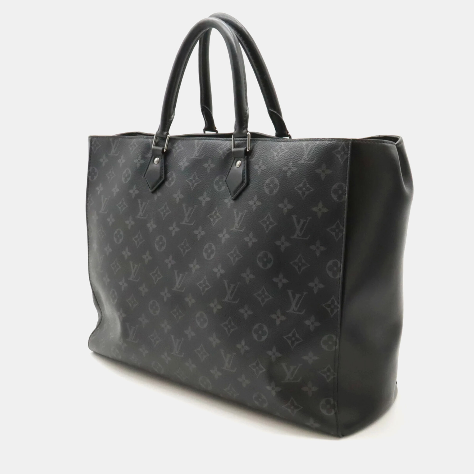 Louis Vuitton Black Monogram Eclipse Grand Sac Tote Bag 