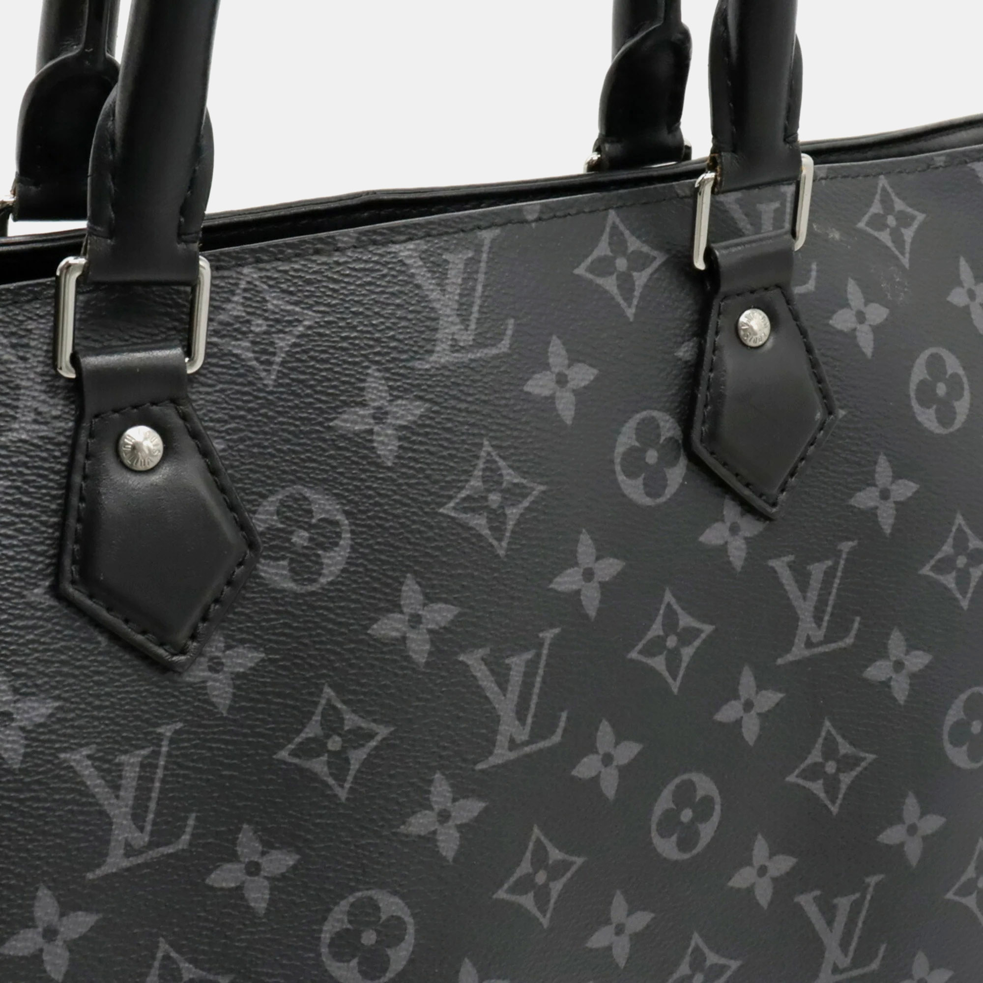 Louis Vuitton Black Monogram Eclipse Grand Sac Tote Bag 