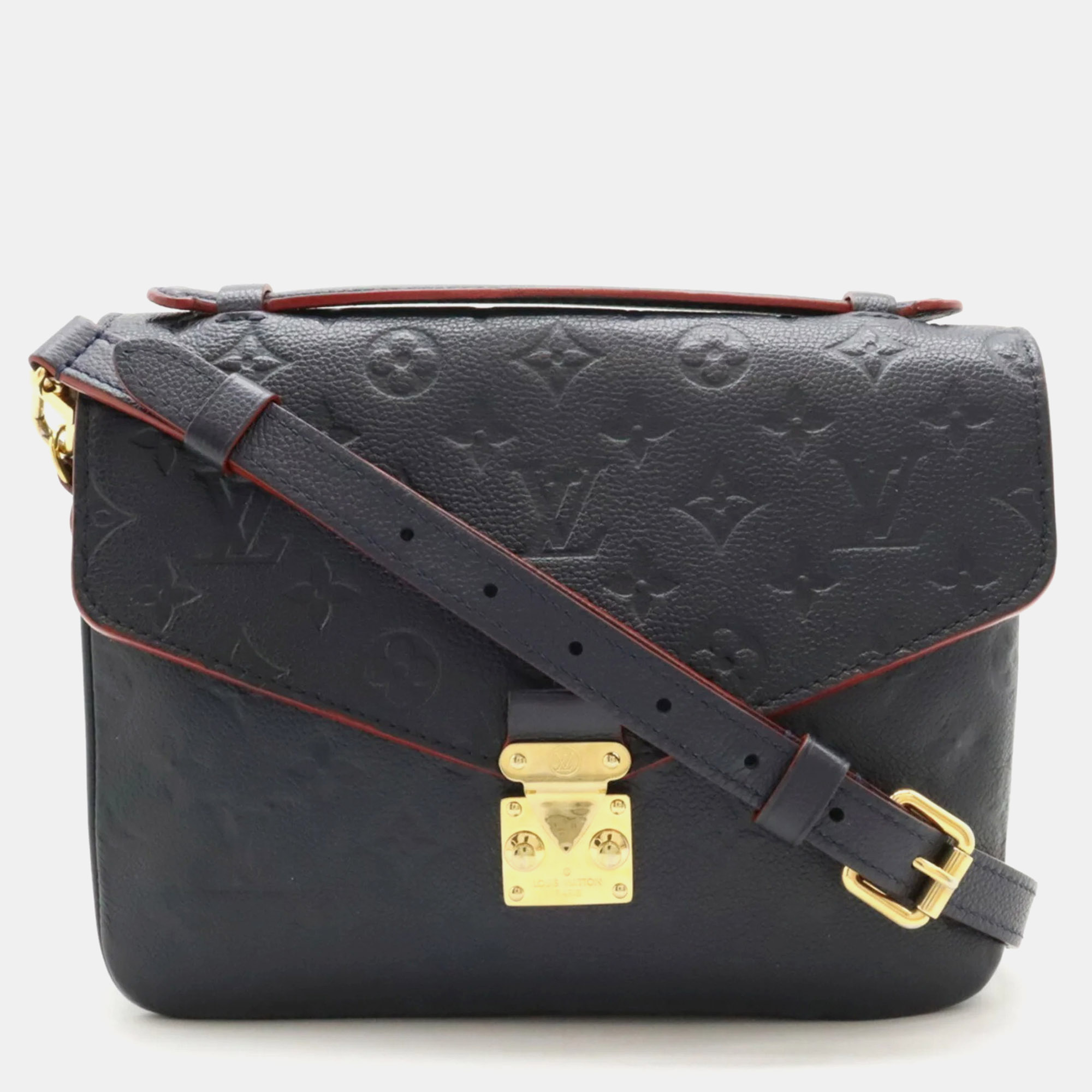 

Louis Vuitton Black Monogram Empreinte Pochette Metis MM Shoulder Bag