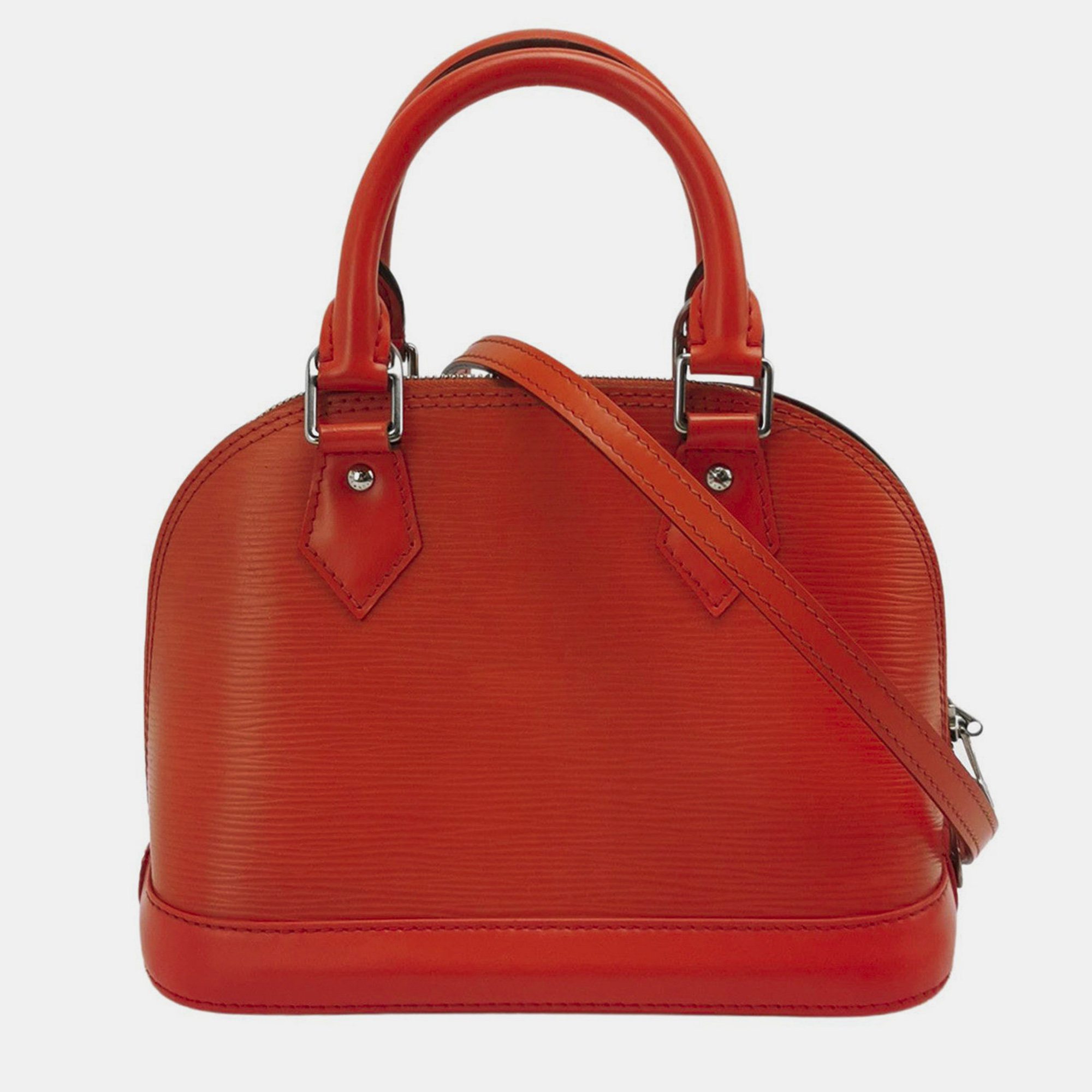 

Louis Vuittion Red Epi Leather Alma Bag