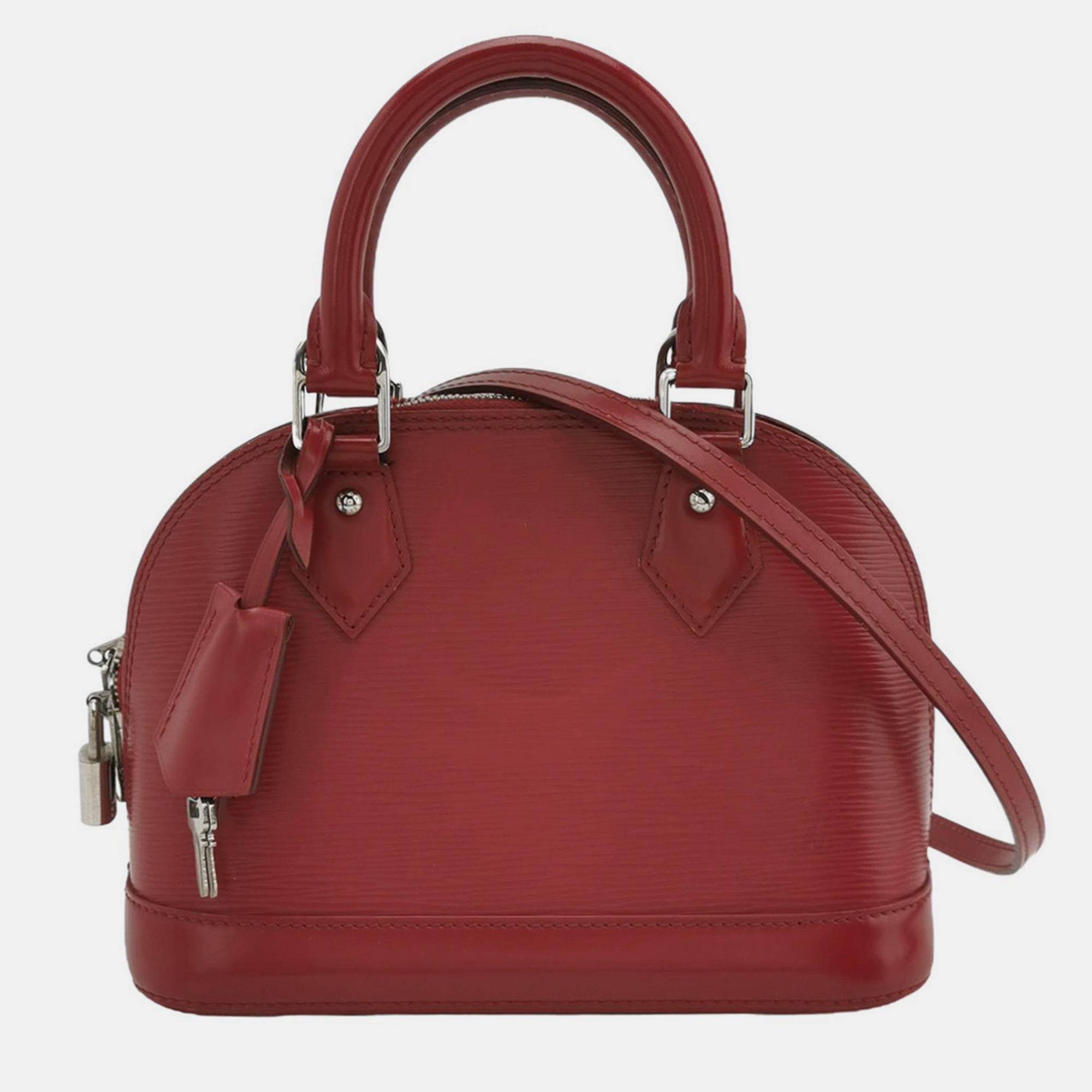 

Louis Vuittion Red Epi Leather Alma Bag