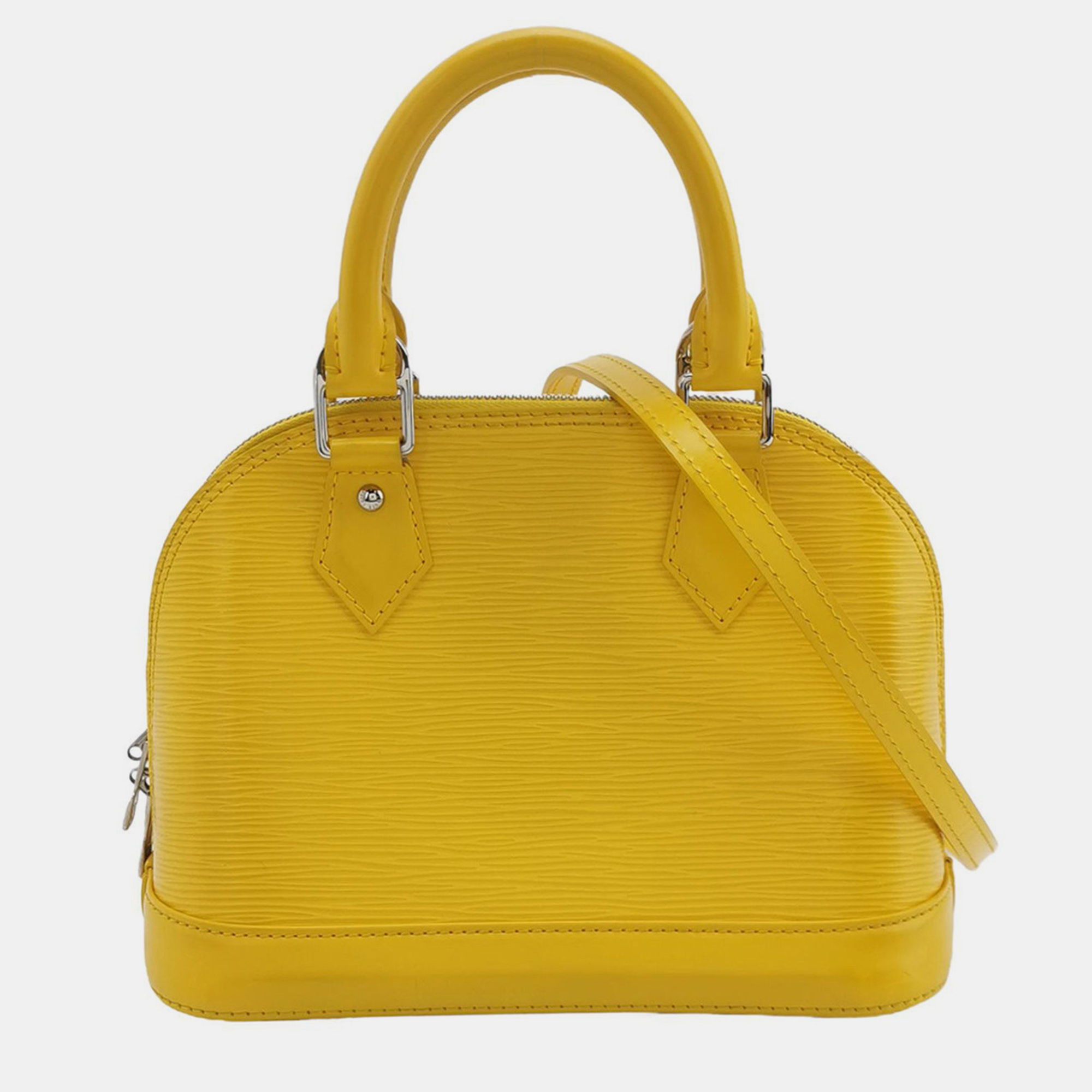 

Louis Vuittion Yellow Epi Leather Alma Bag