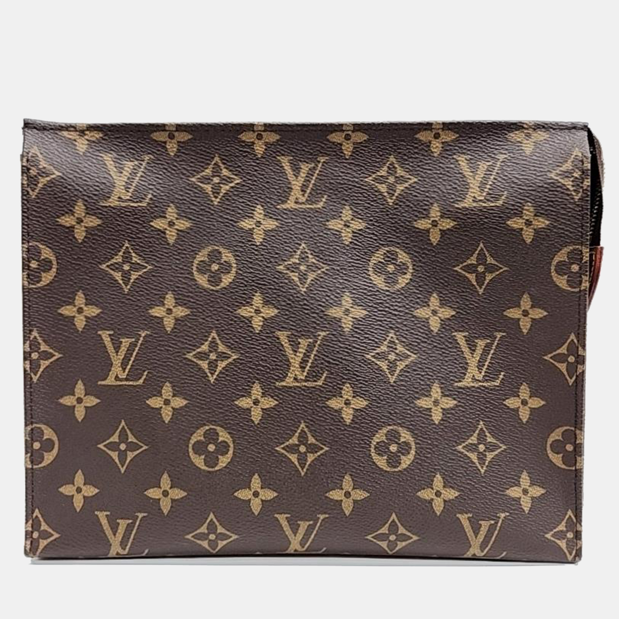 

Louis Vuitton Brown Monogram Pochette Toilet 26