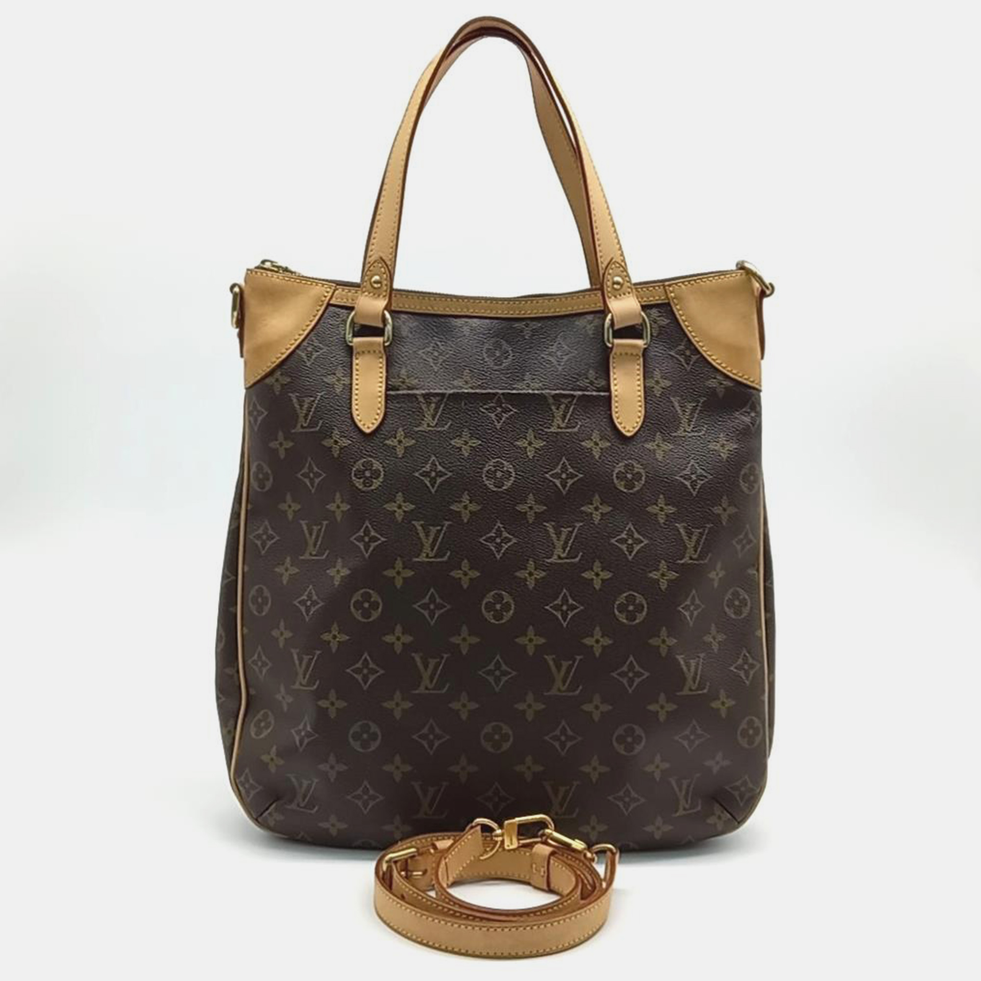 

Louis Vuitton Brown Monogram Canvas Odeon GM Tote Bag