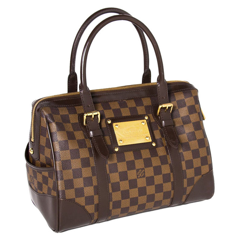 

Louis Vuitton Damier Ebene Canvas Berkeley Bag, Brown