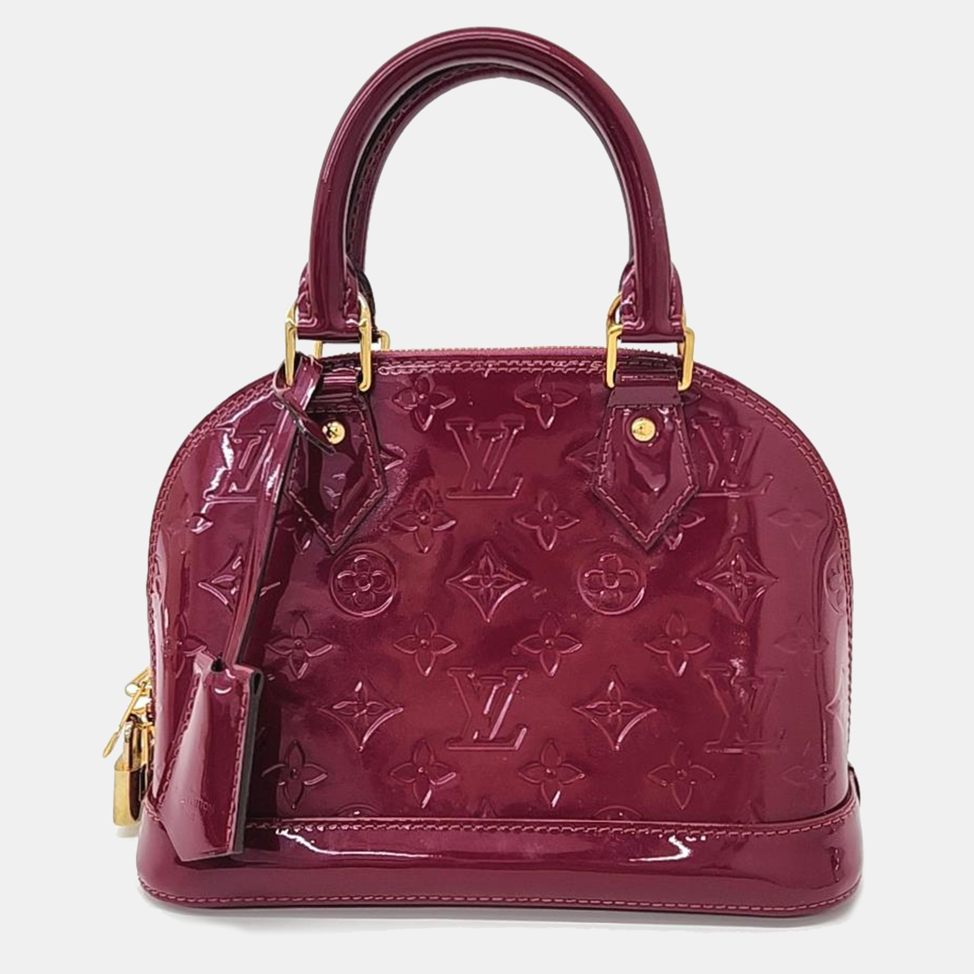 

Louis Vuitton Vernis Alma BB Bag, Red