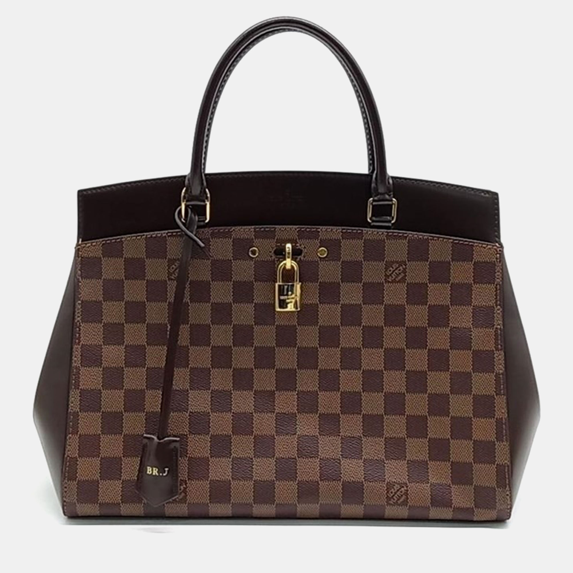 

Louis Vuitton Brown Coated Canvas Damier Rivoli MM Shoulder Bag