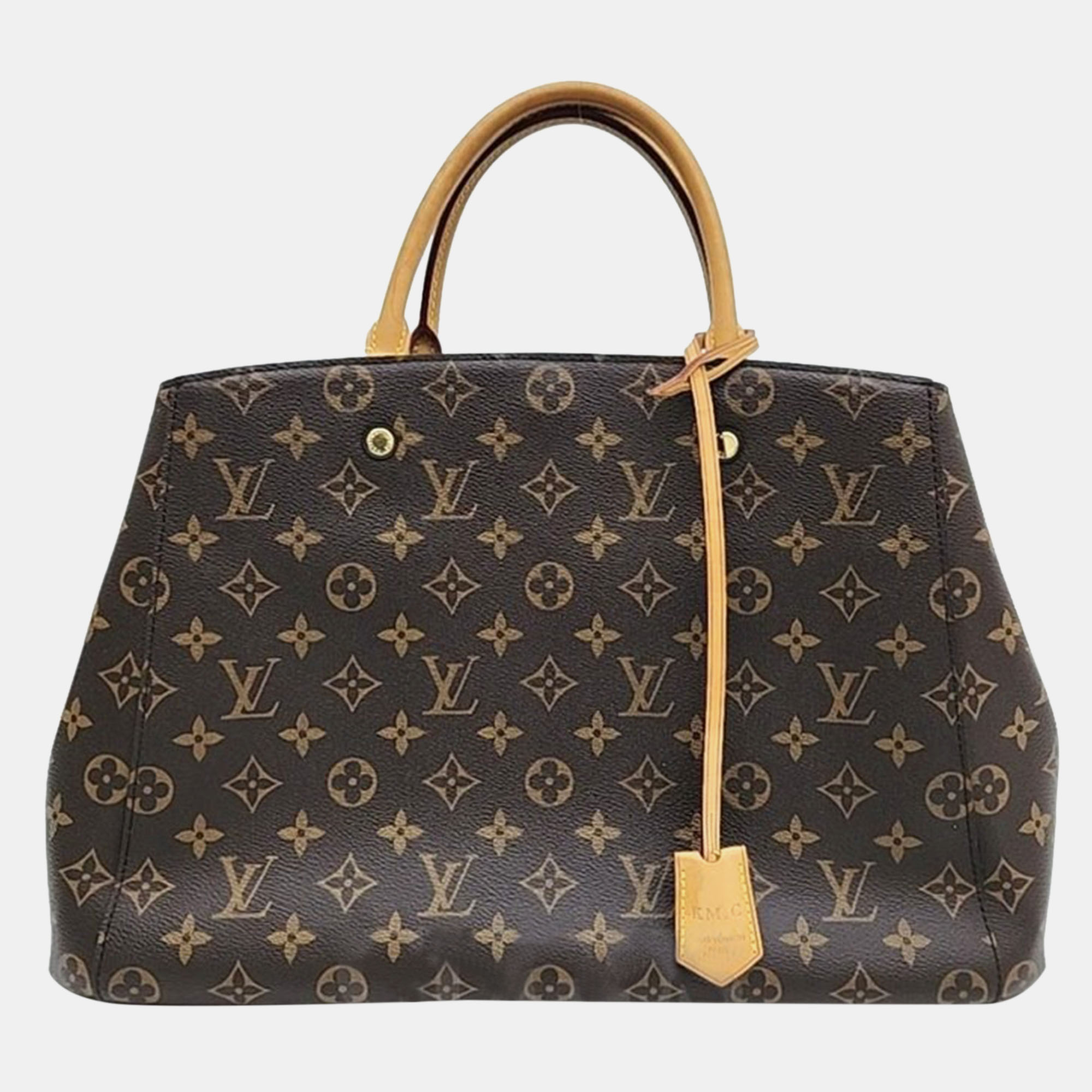 

Louis Vuitton Brown Monogram Canvas Montaigne GM Tote Bag